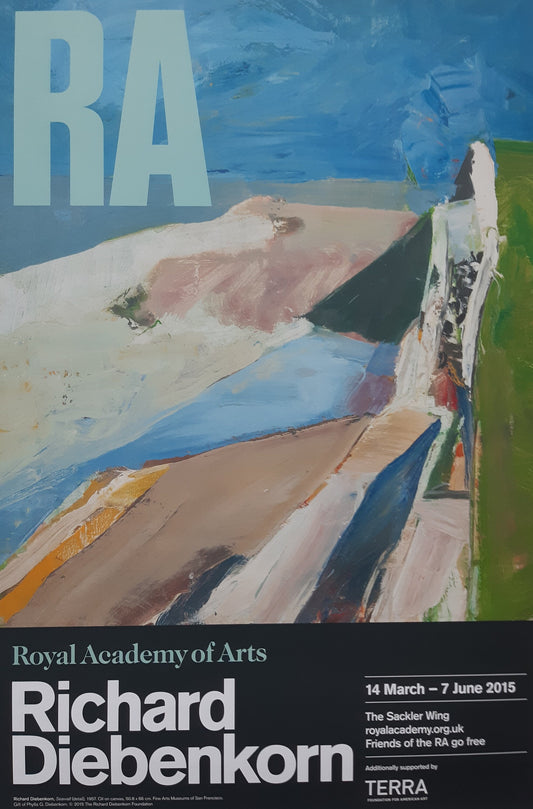 Richard Diebenkorn original art poster - 19.9"×29.9" (50.5×76cm)