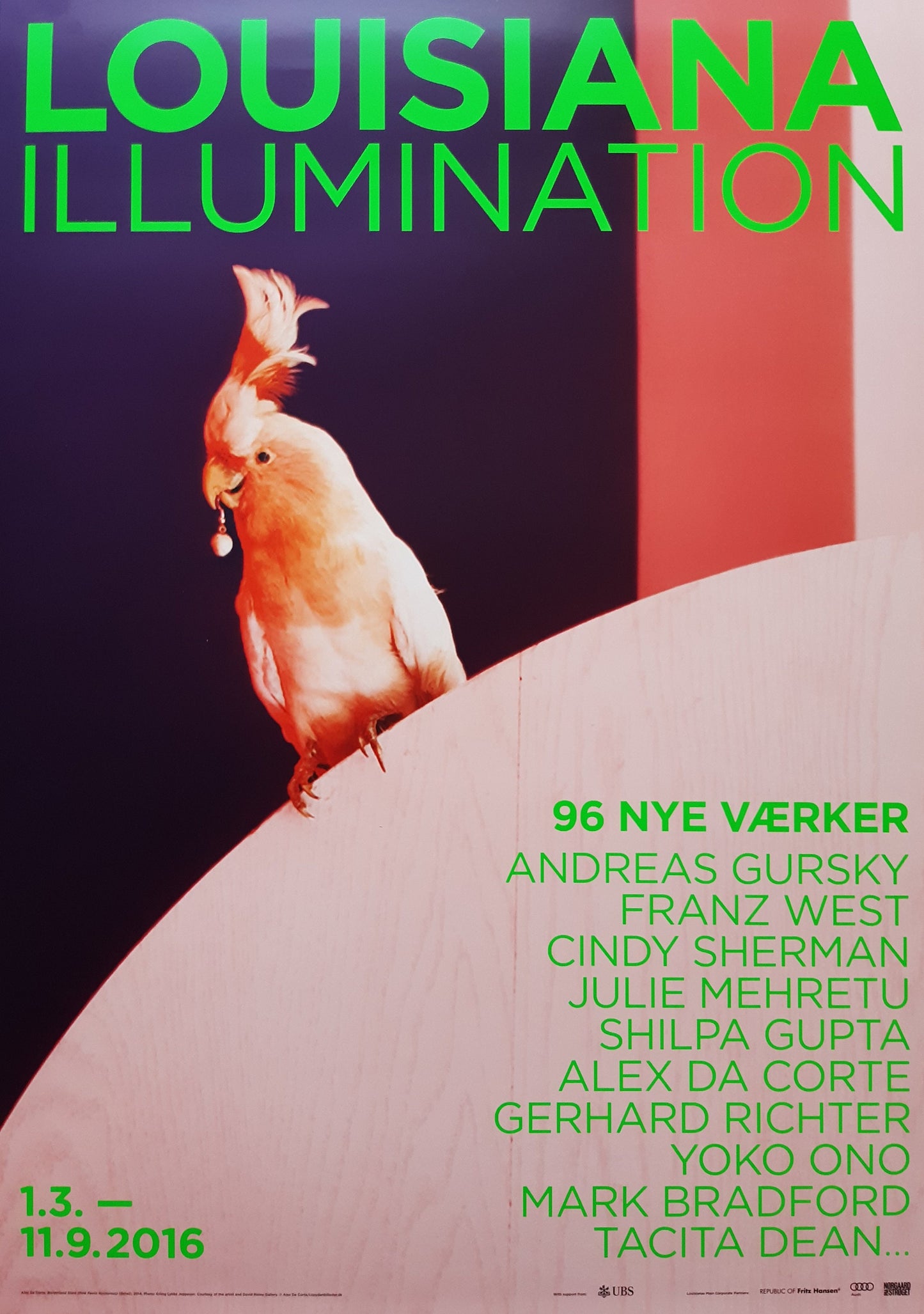 Alex da Corte art exhibition poster - 23.2"×33.1" (59×84cm)