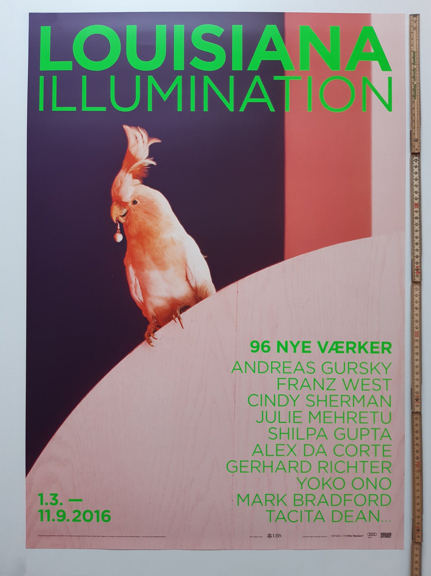 Alex da Corte art exhibition poster - 23.2"×33.1" (59×84cm)