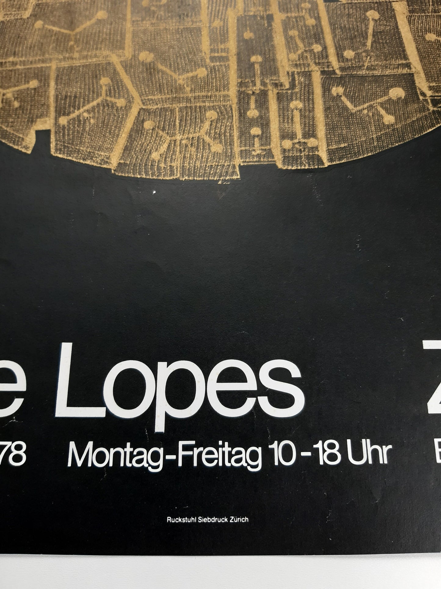 Günter Haese original art exhibition poster - 13.8"×19.7" (35×50cm)