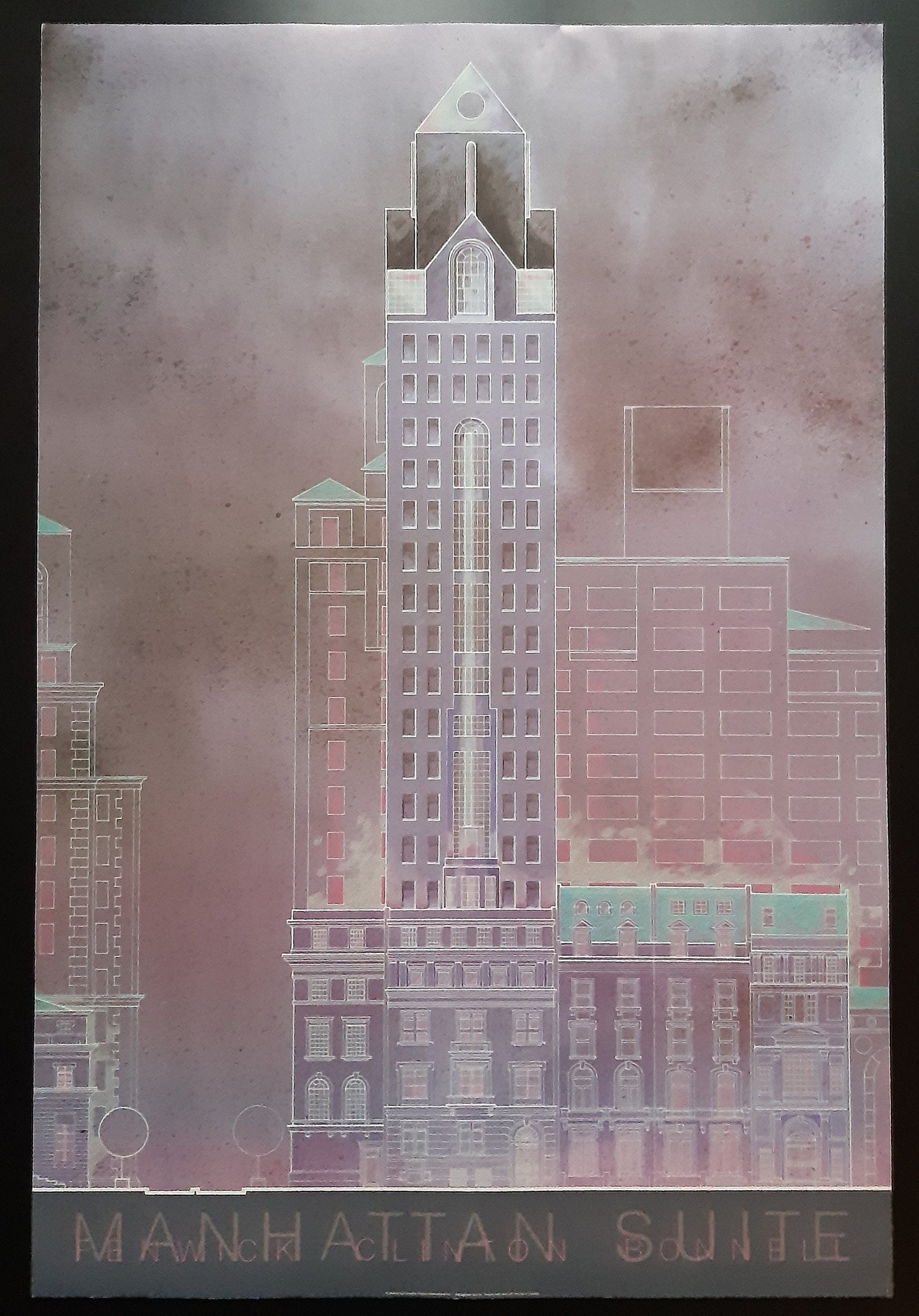 Fenwick Clinton Bonnell Manhattan Suite art poster - 24.0"×35.8" (61×91cm)