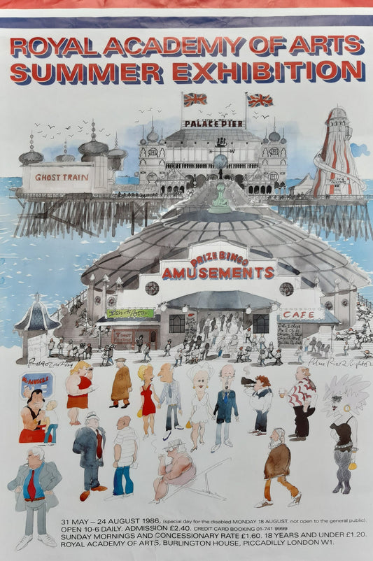 Royal Academy summer exhibition poster 1986 - 20.1"×29.7" (51×75.5cm)