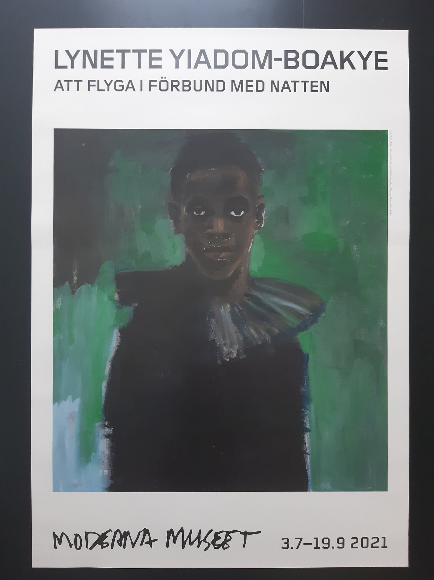 Lynette Yiadom-Boakye art exhibition poster - 27.6"×39.4" (70×100cm)