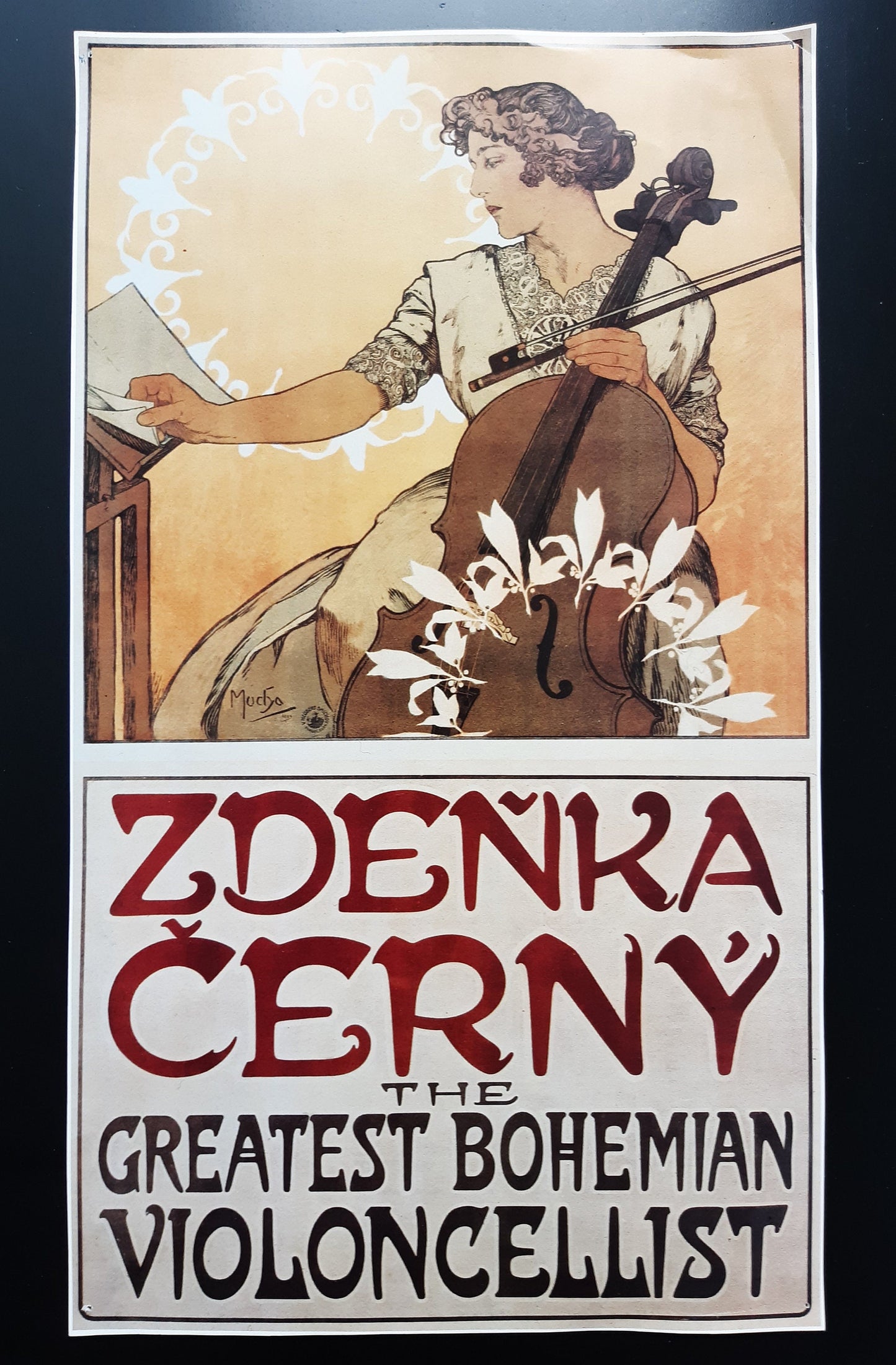 Alphonse Mucha art print - 10.6"×18.5" (27×47cm)