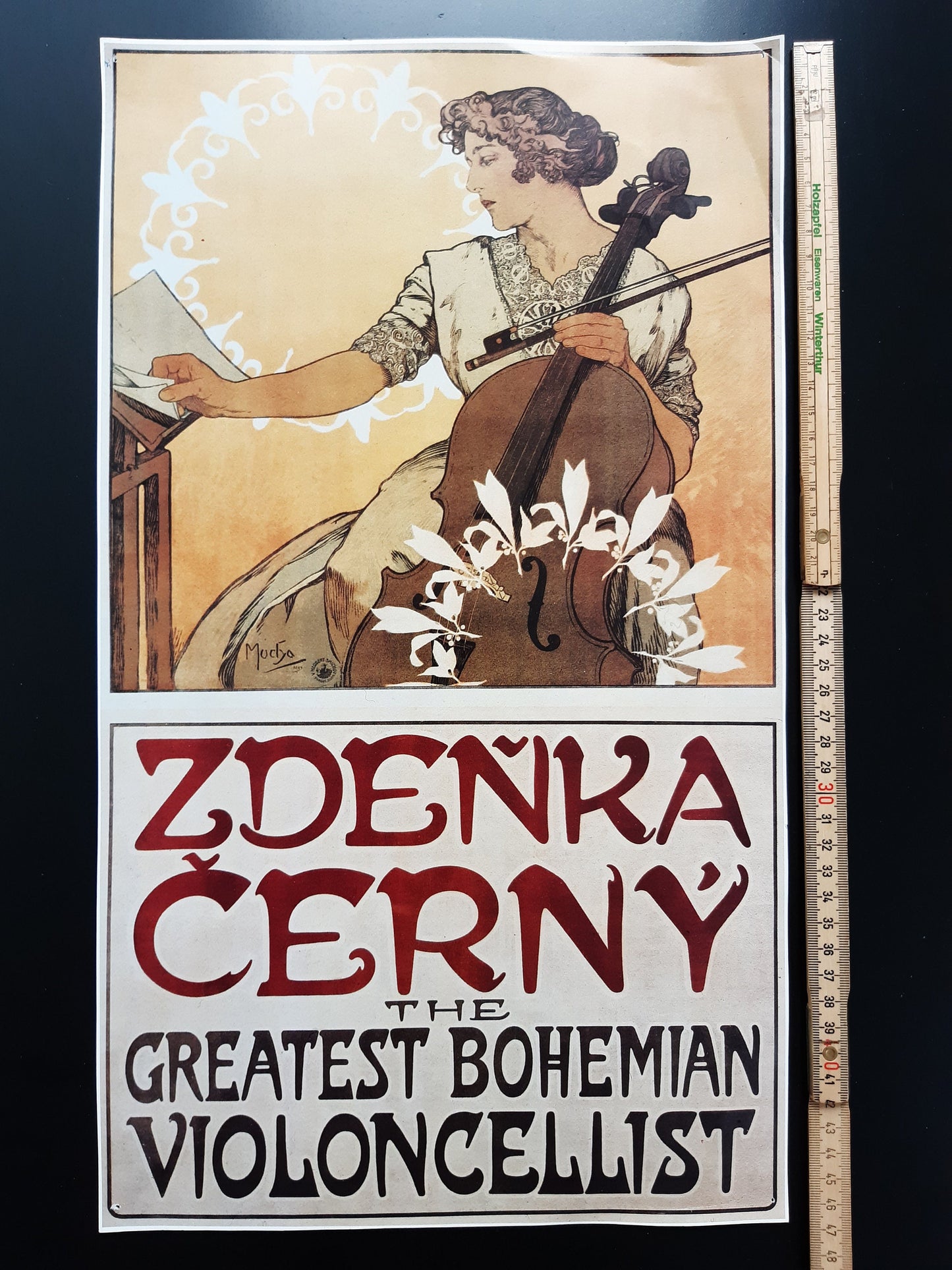 Alphonse Mucha art print - 10.6"×18.5" (27×47cm)