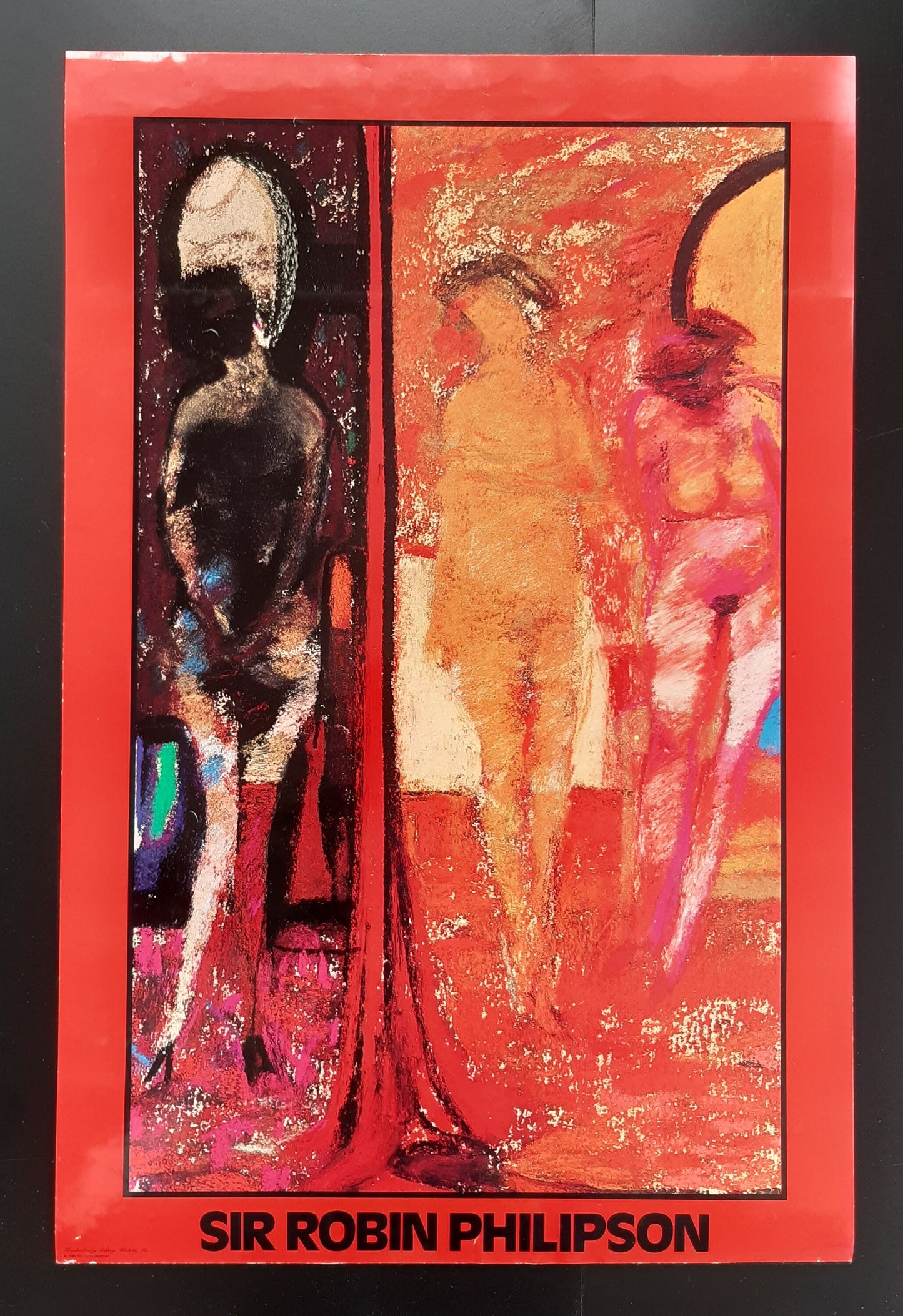 Robin Philipson original exhibition poster - 17.7"×26.8" (45×68cm)