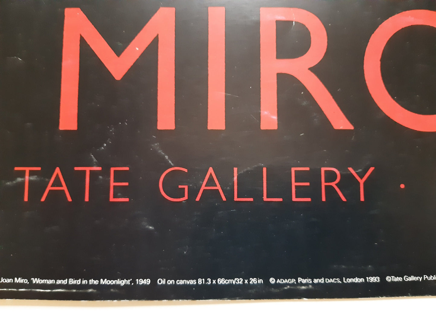 Miro vintage Tate Gallery art print - 19.9"×28.7" (50.5×73cm)