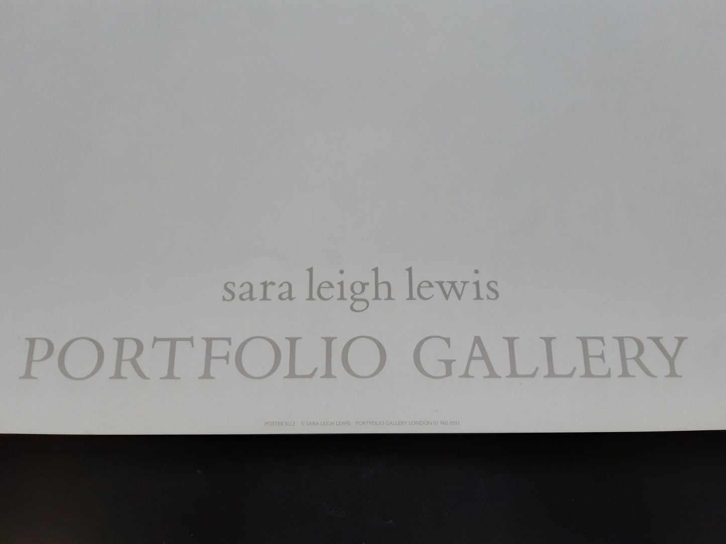 Sara Leigh Lewis photo poster - 19.7"×27.6" (50×70cm)