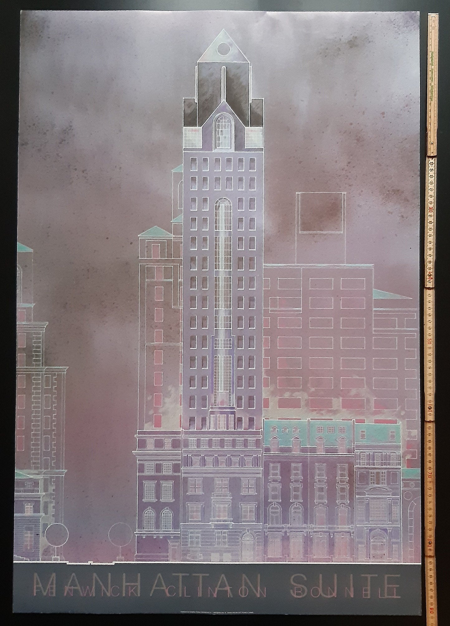 Fenwick Clinton Bonnell Manhattan Suite art poster - 24.0"×35.8" (61×91cm)