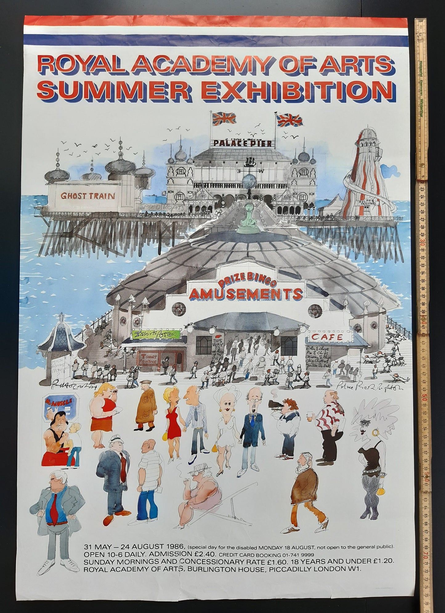 Royal Academy summer exhibition poster 1986 - 20.1"×29.7" (51×75.5cm)