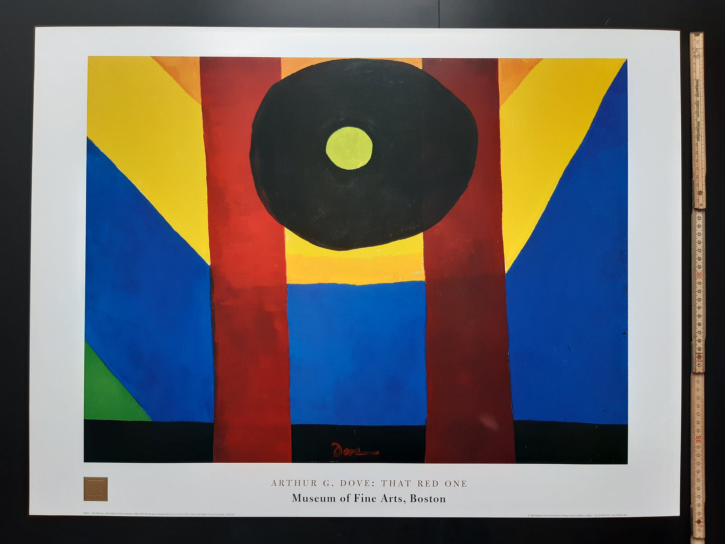 Arthur G. Dove original art poster 1998 BFA - 31.5"×23.6" (80×60cm)