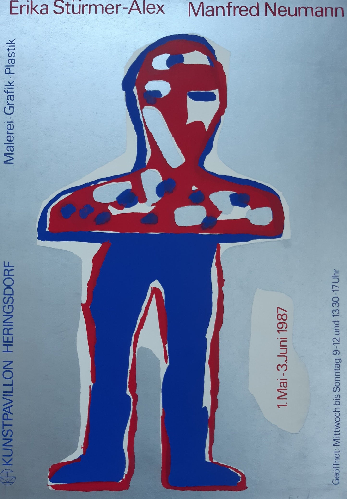 Stürmer / Neumann original art exhibition poster hand signed - 16.3"×23.6" (41.5×60cm)