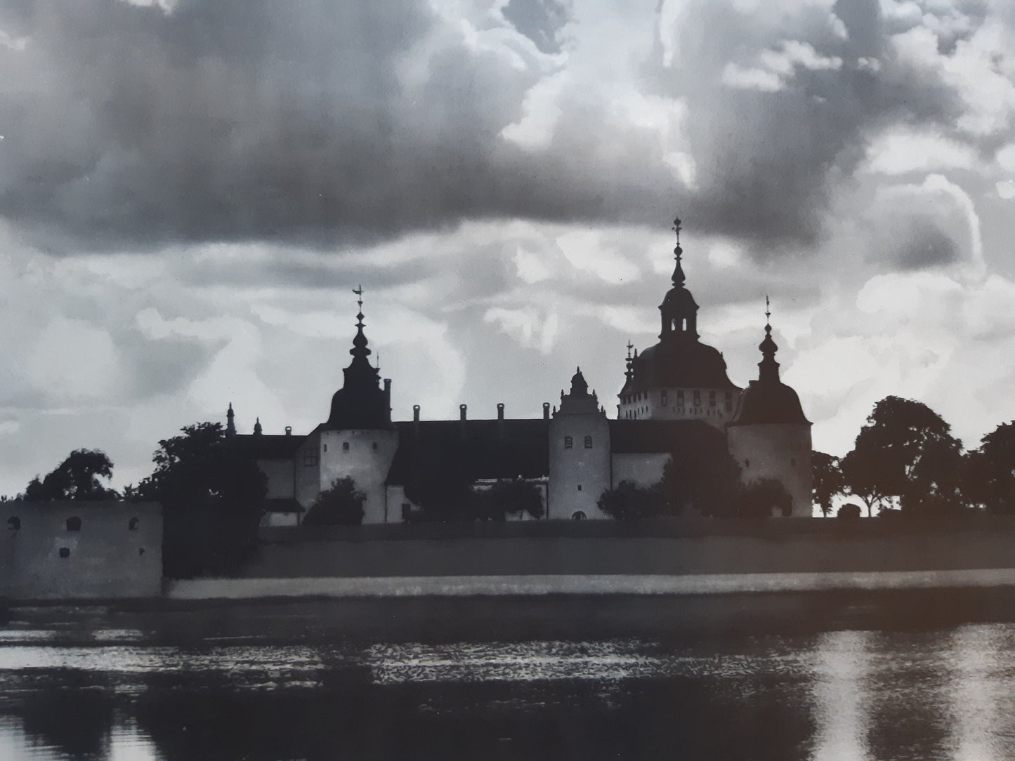 Sweden 1936 vintage travel poster Kalmar Castle - 24.4"×39.4" (62×100cm)