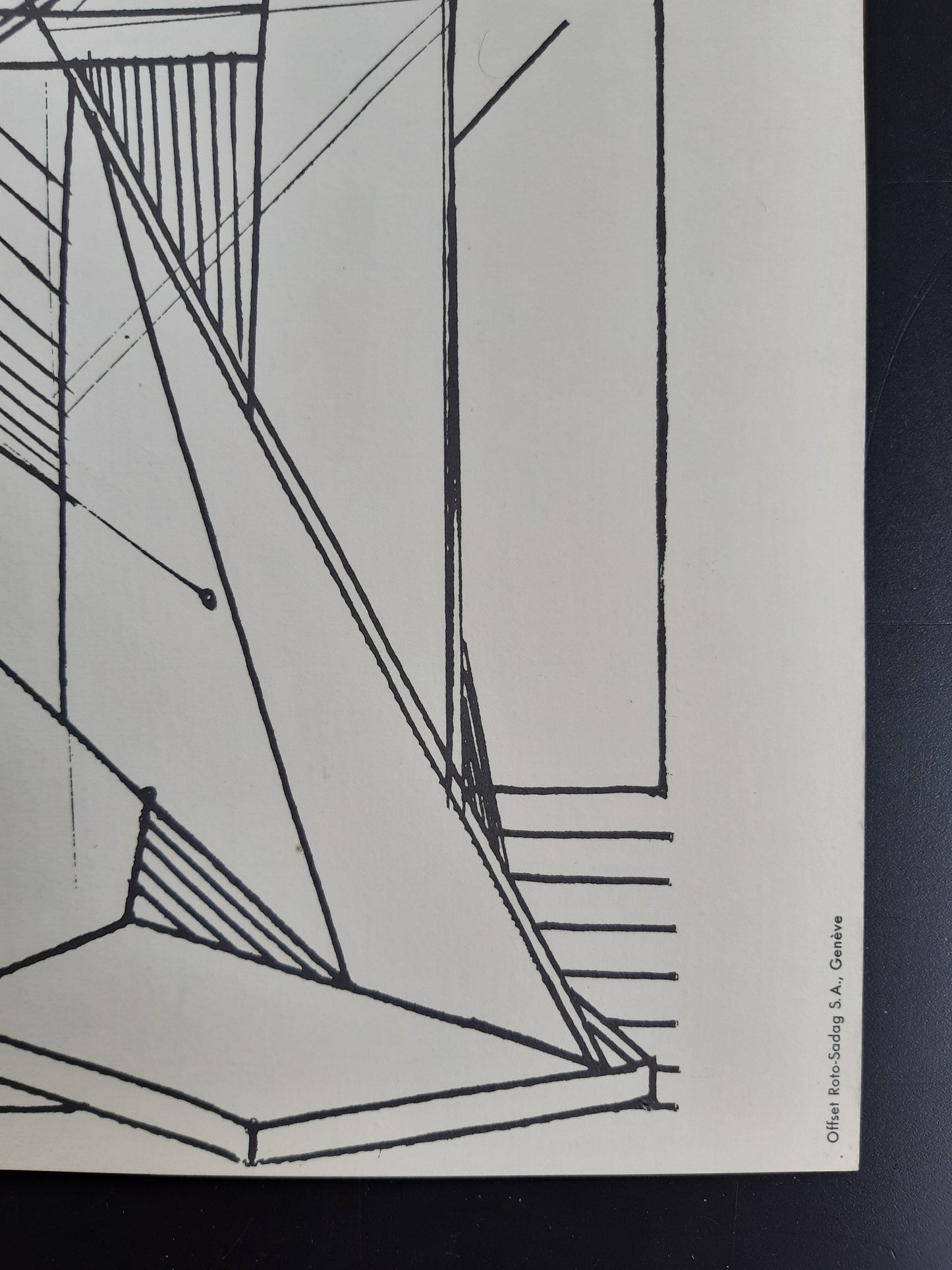 Bernhard Luginbühl original art exhibition poster - 24.8"×37.0" (63×94cm)