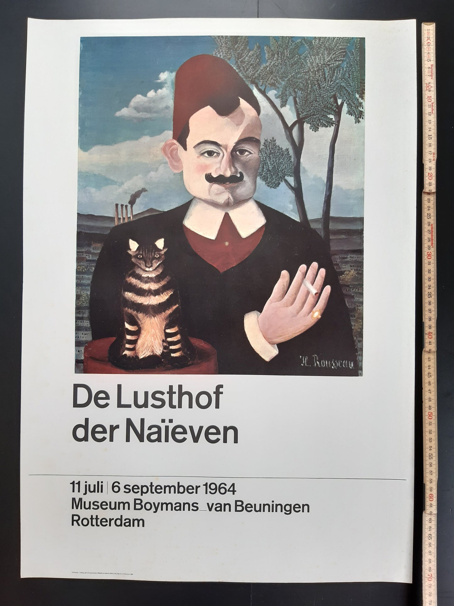 Henri Rousseau vintage original art poster - 19.7"×28.3" (50×72cm)
