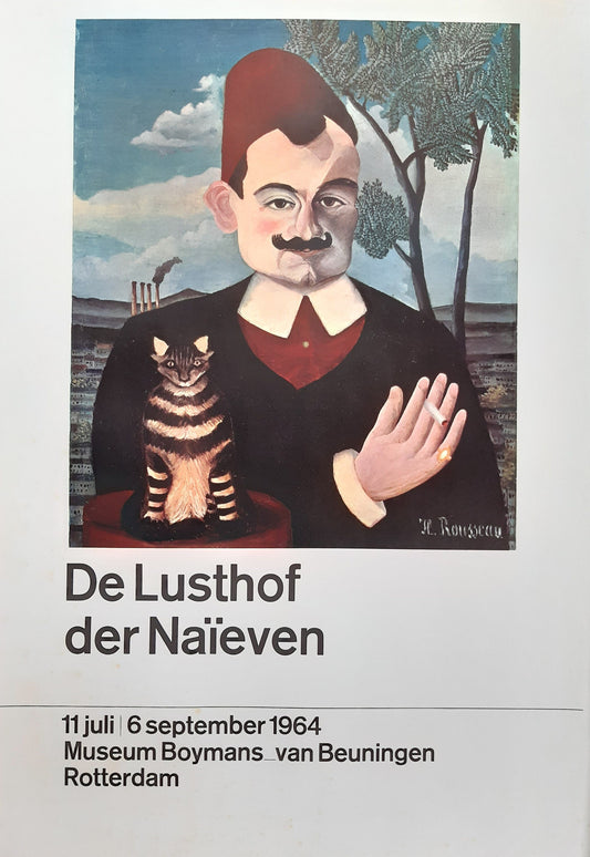 Henri Rousseau vintage original art poster - 19.7"×28.3" (50×72cm)