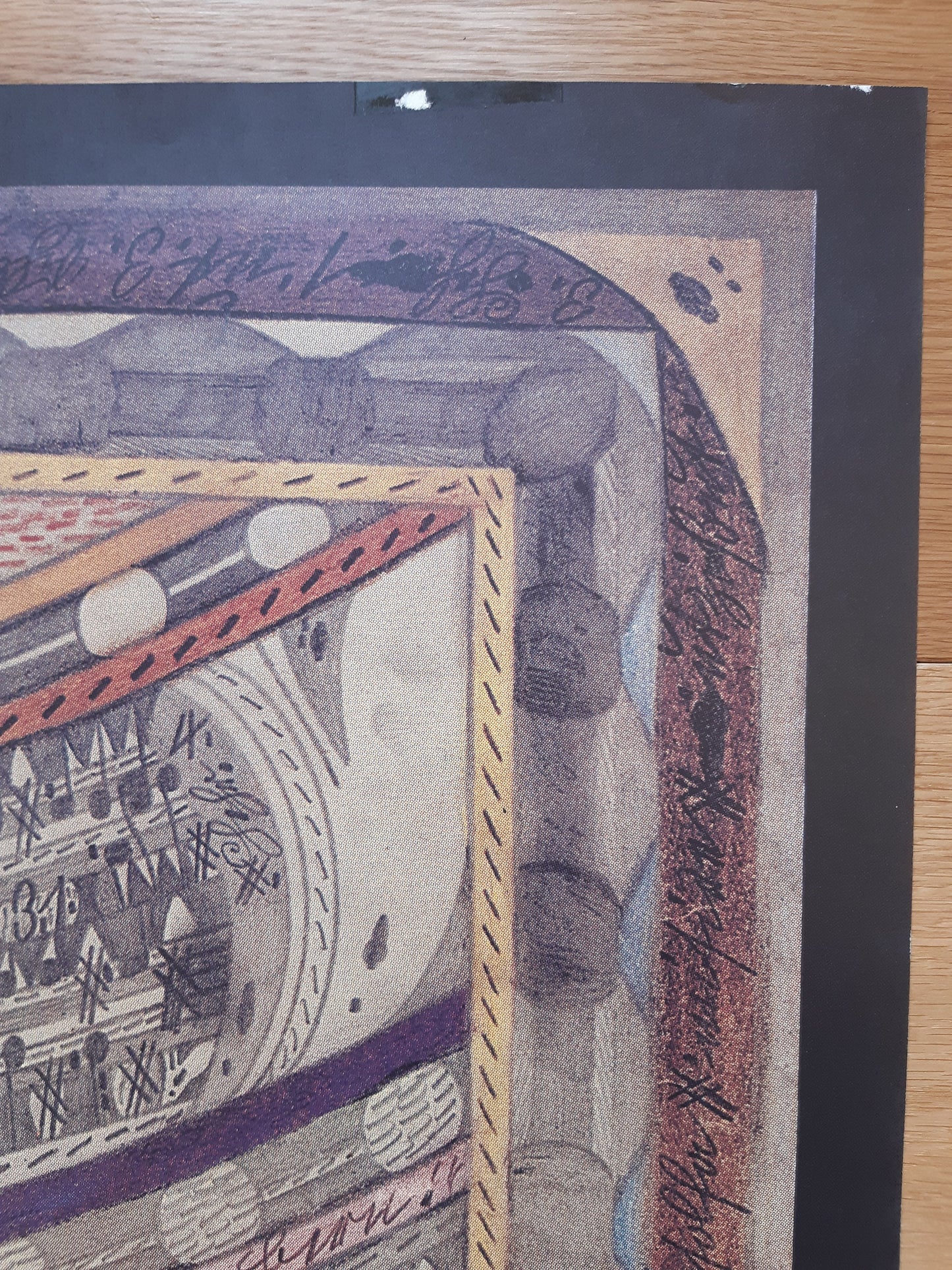 Adolf Wölfli original art exhibition poster - 35.2"×49.2" (89.5×125cm)