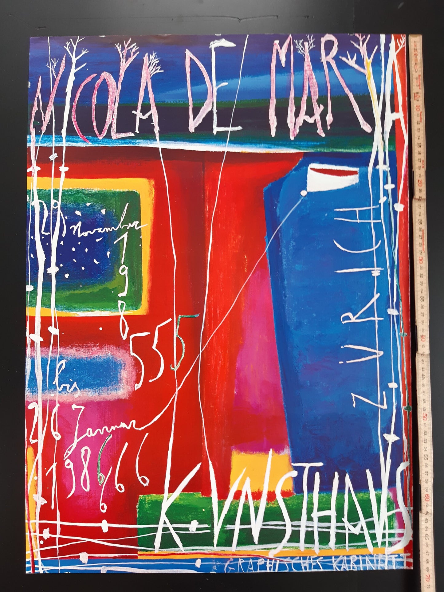 Nicola de Maria original art poster - 19.7"×27.6" (50×70cm)