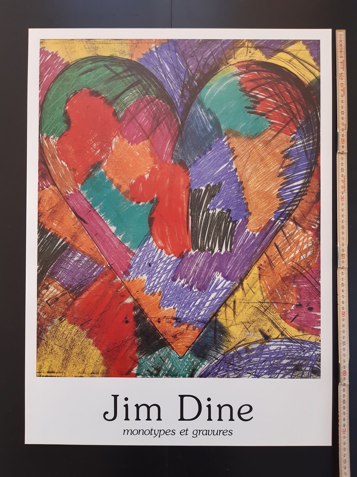 Jim Dine original art Poster - 21.3"×28.7" (54×73cm)