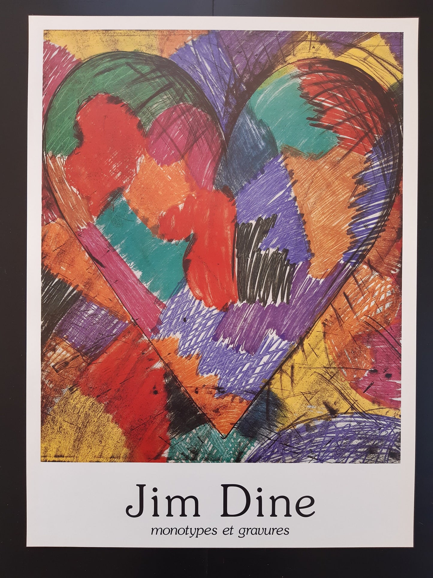 Jim Dine original art Poster - 21.3"×28.7" (54×73cm)