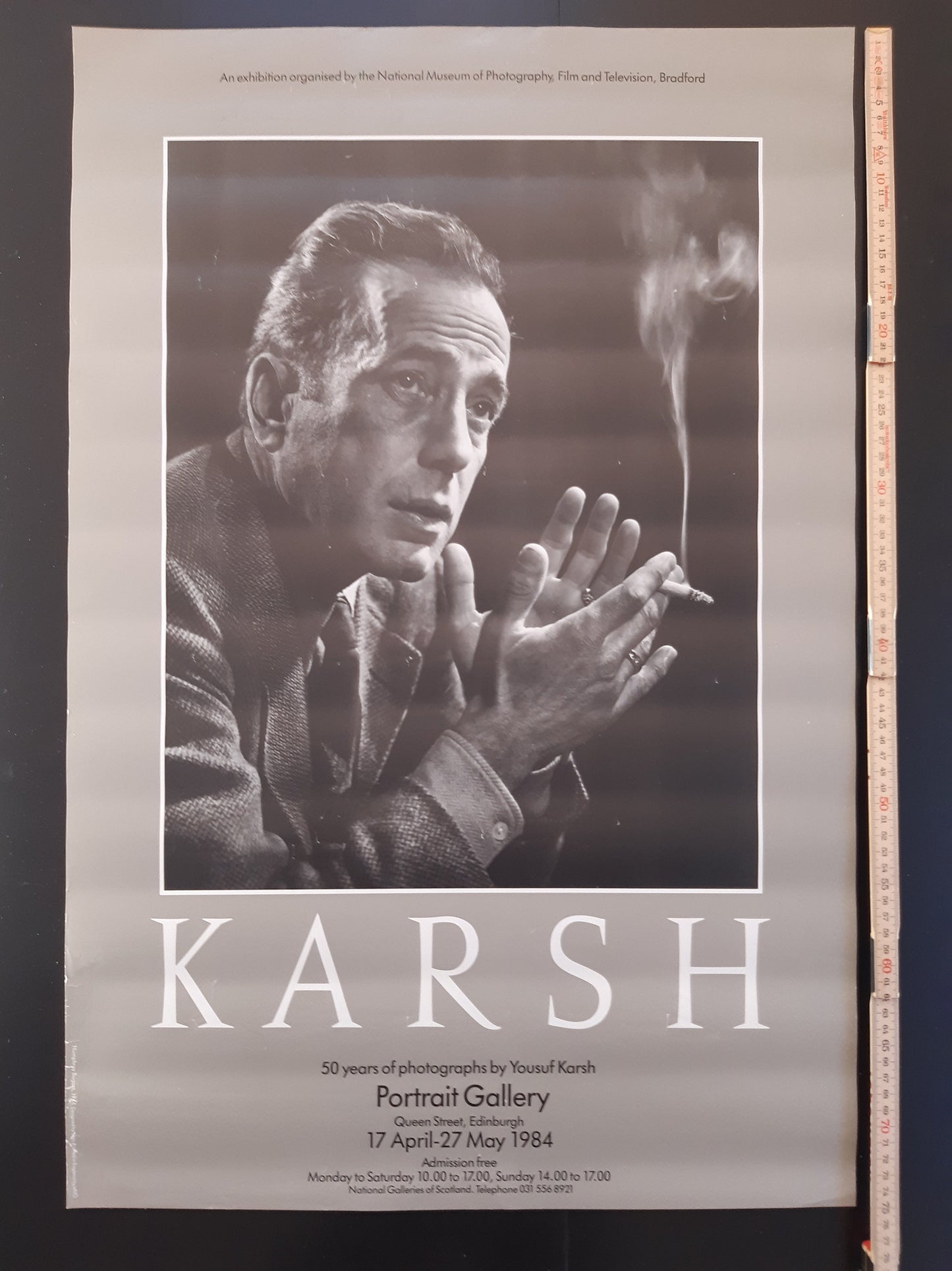 Yousuf Karsh vintage photo poster Humphrey Bogart
