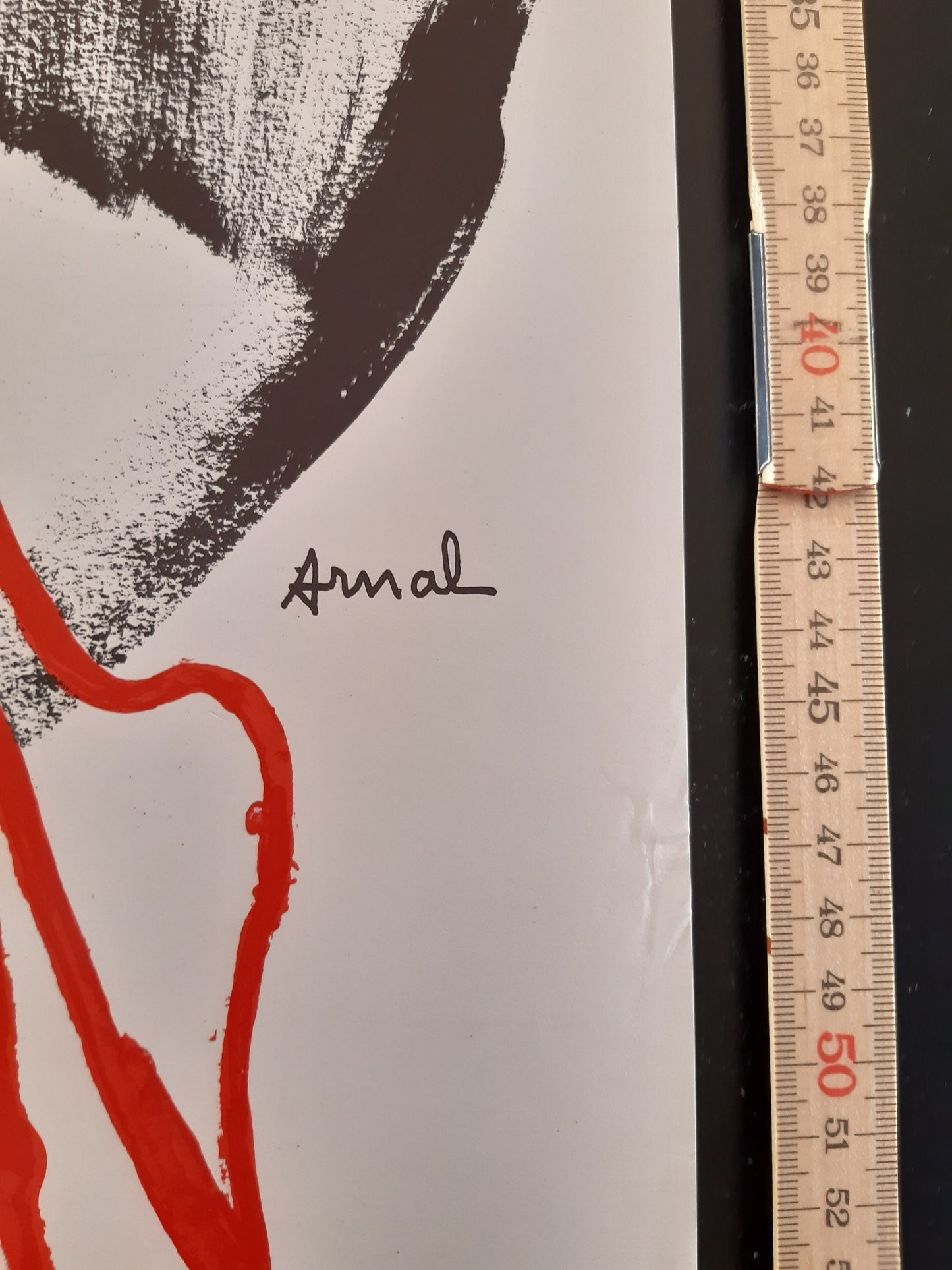 François Arnal original art exhibition poster - 18.9"×27.6" (48×70cm)