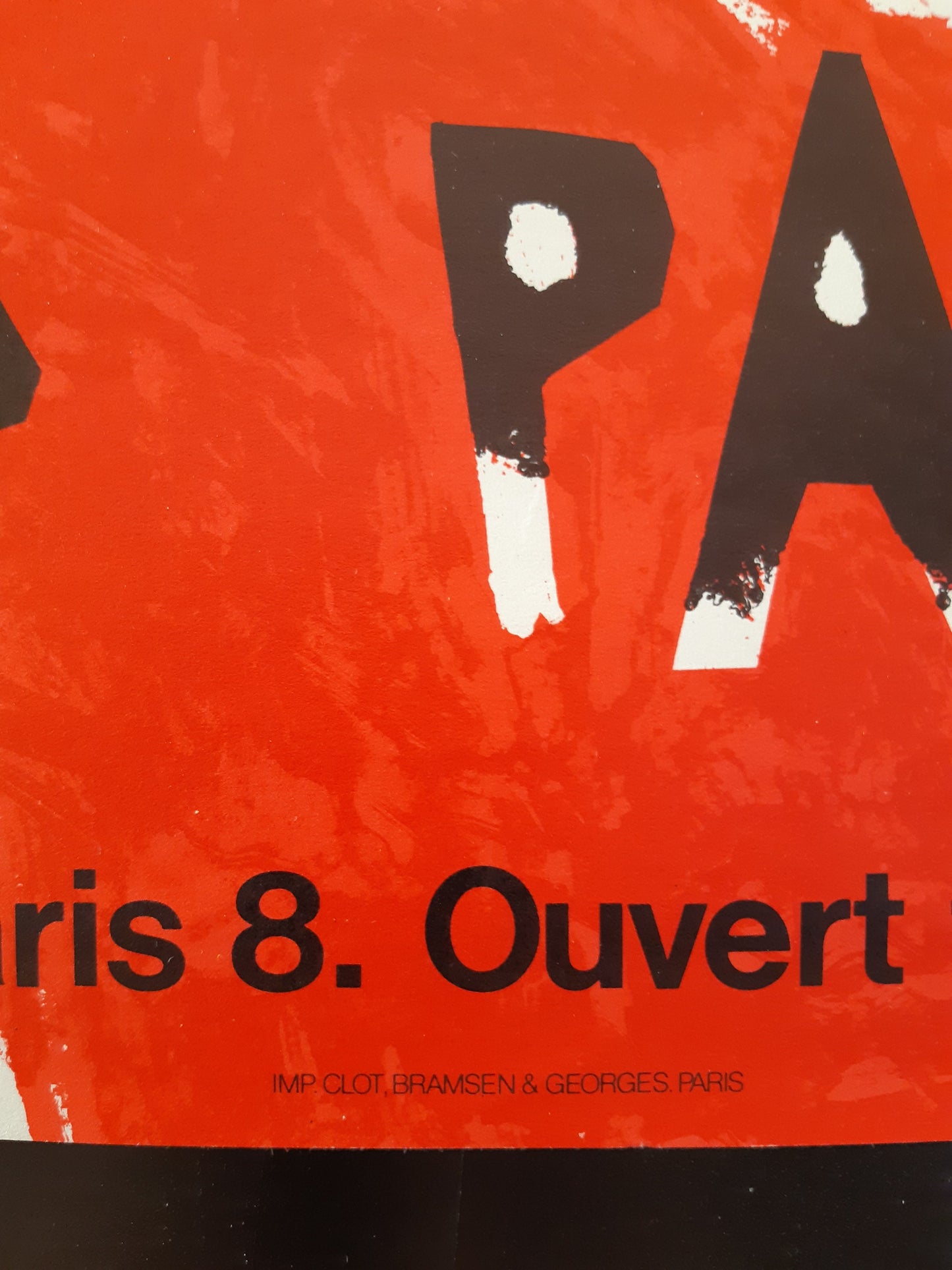 François Arnal original art exhibition poster - 18.9"×27.6" (48×70cm)