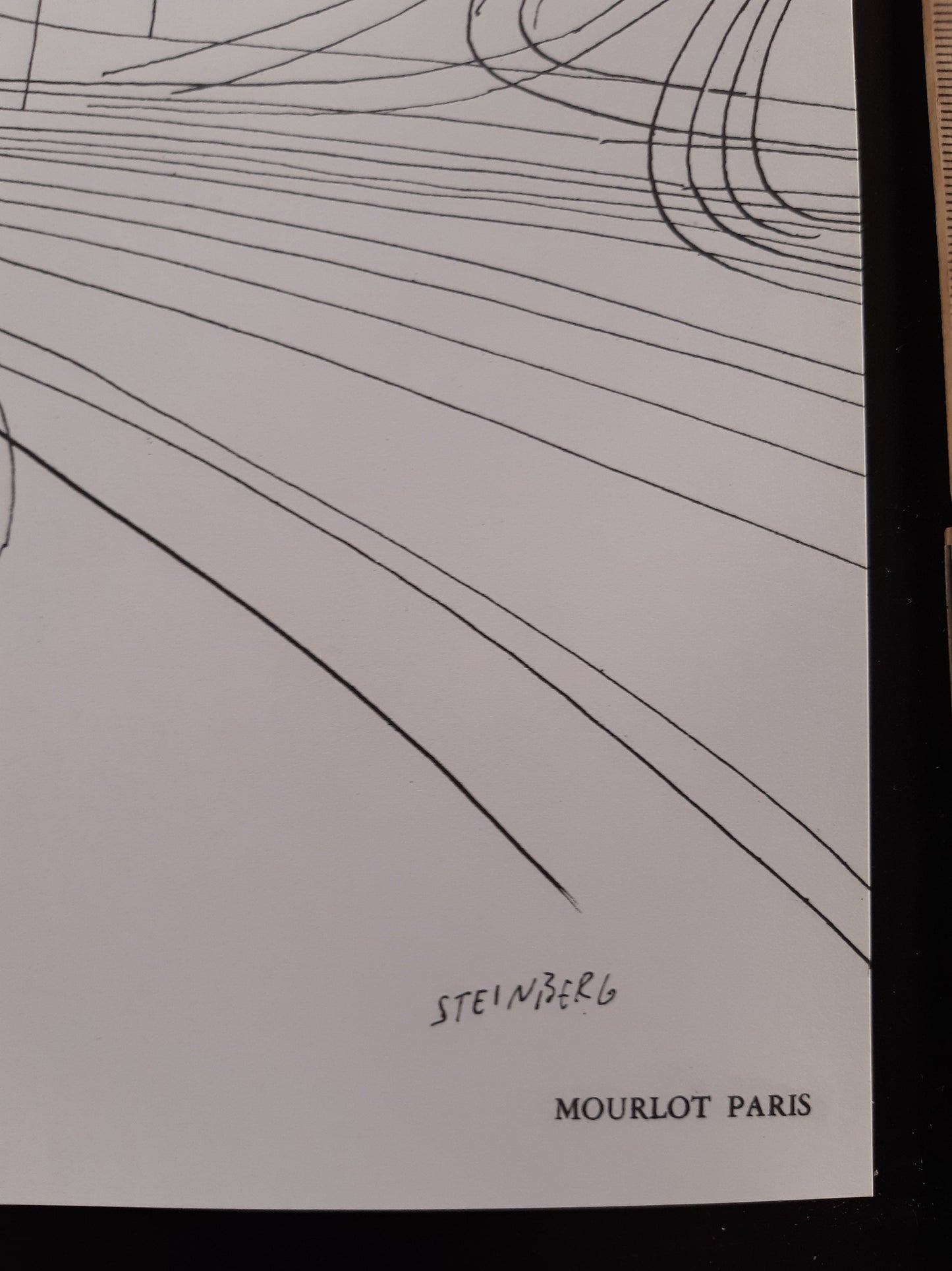 Saul Steinberg original art poster - 18.3"×25.6" (46.5×65cm)