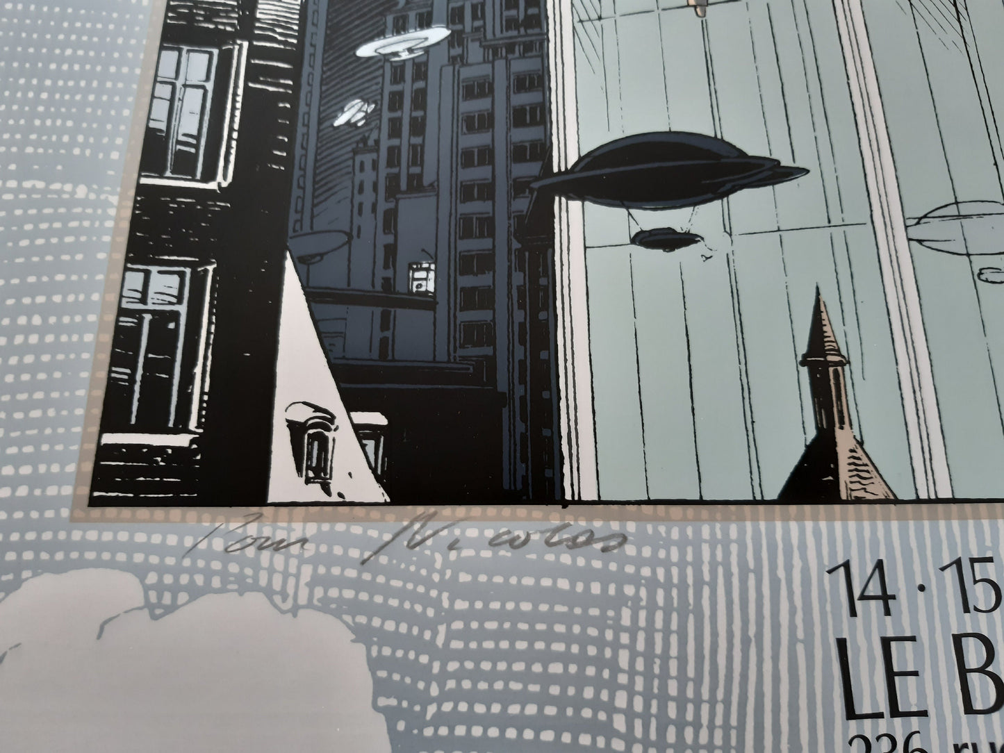 Schuiten original art exhibition poster hand signed - 23.6"×31.5" (60×80cm)