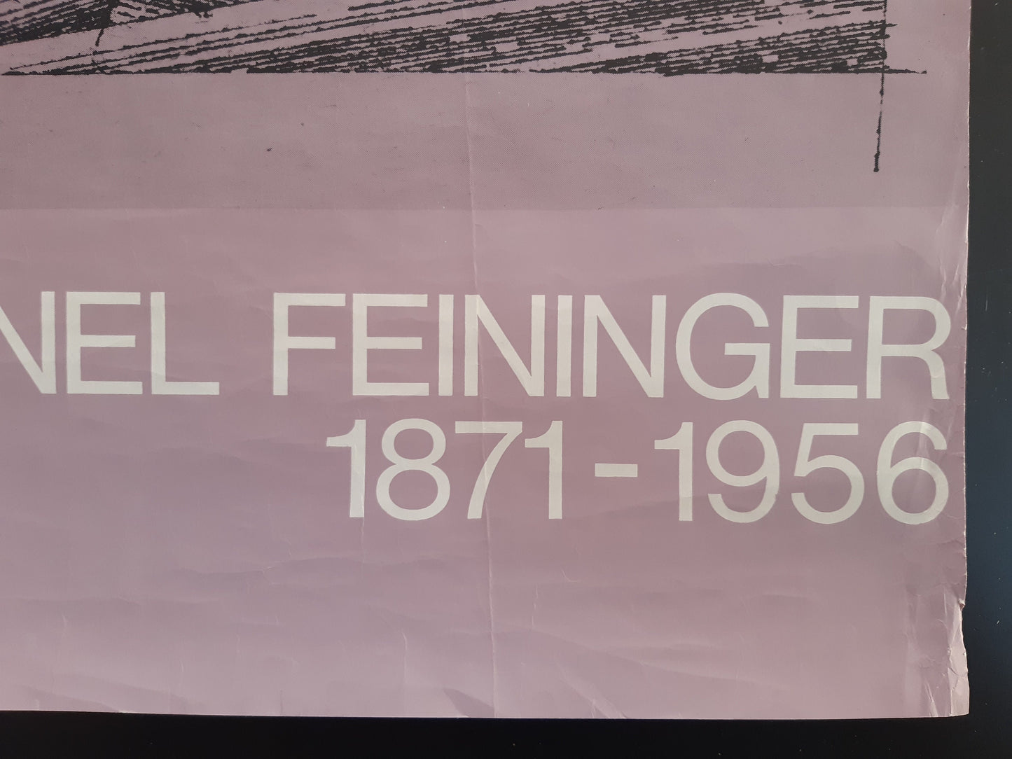 Lyonel Feininger original art poster - 27.6"×39.4" (70×100cm)