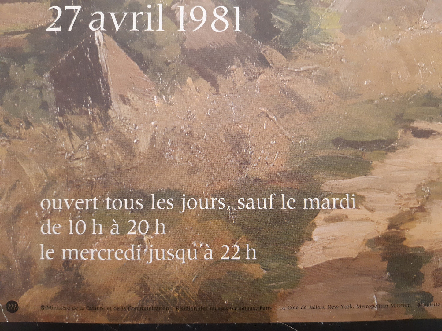 Pissarro original art poster - 15.7"×23.6" (40×60cm)