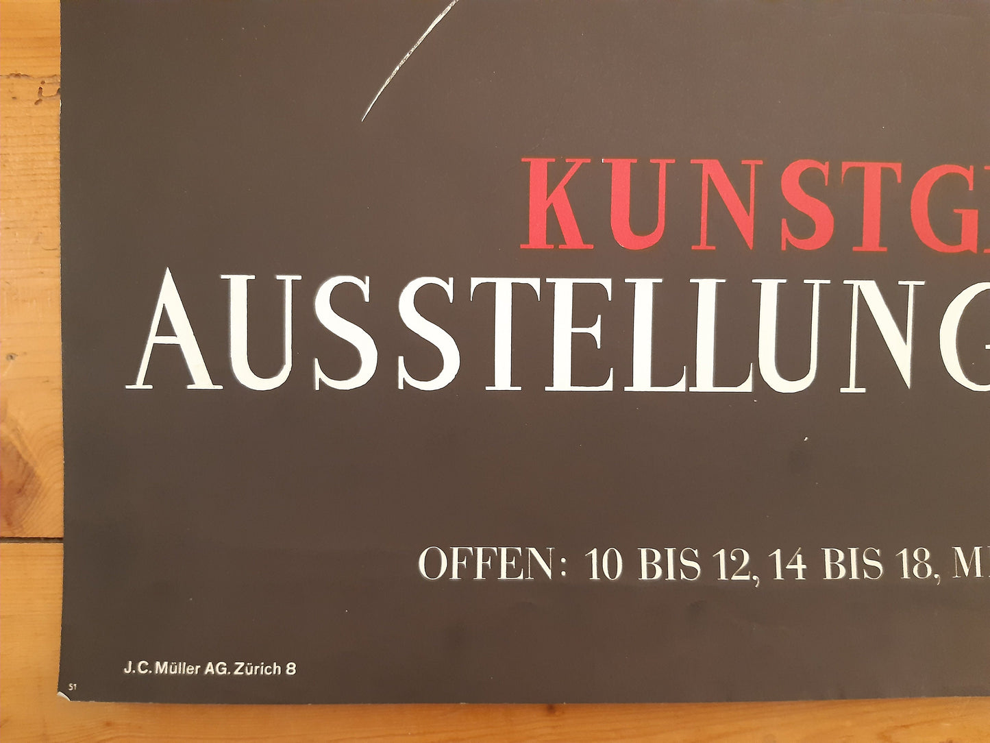 Timo Sarpaneva original art exhibition poster - 35.4"×50.4" (90×128cm)