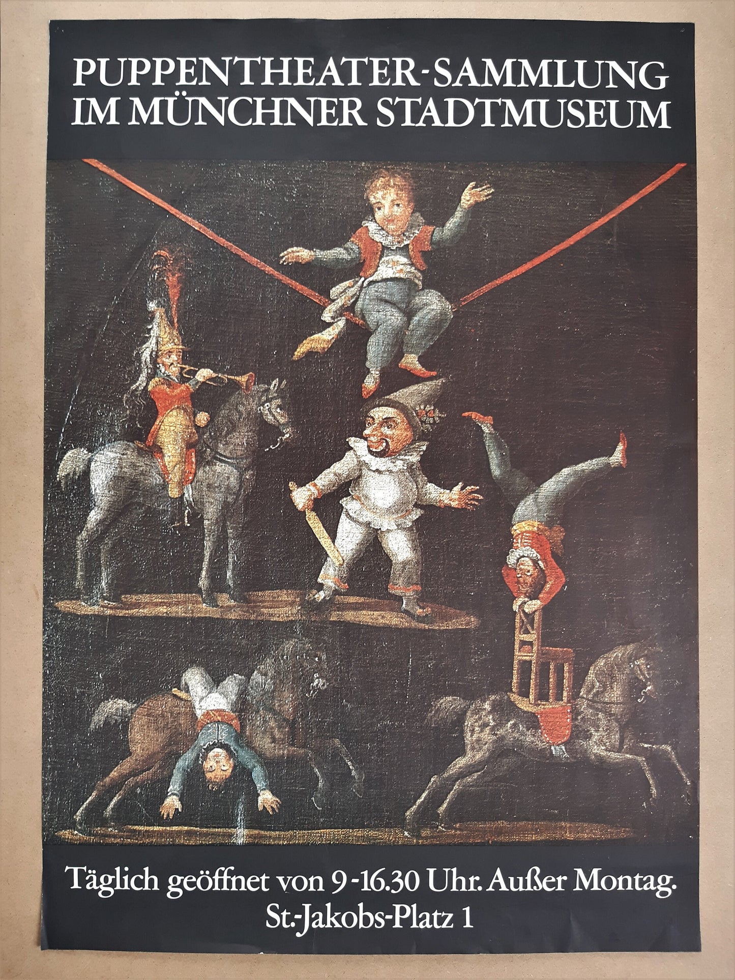 Puppet Theater Collection Munich advertising poster - 23.2"×33.1" (59×84cm)