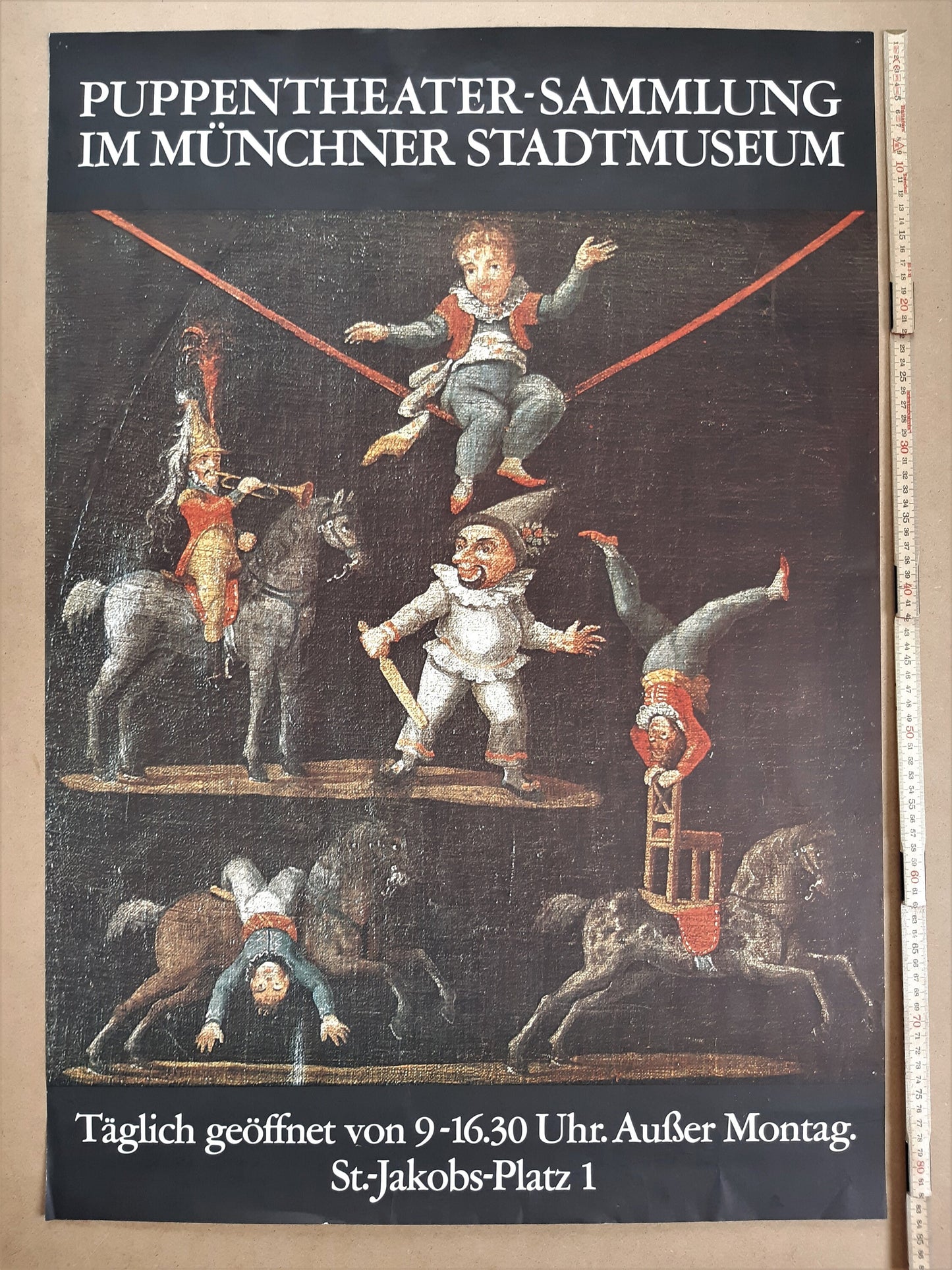 Puppet Theater Collection Munich advertising poster - 23.2"×33.1" (59×84cm)