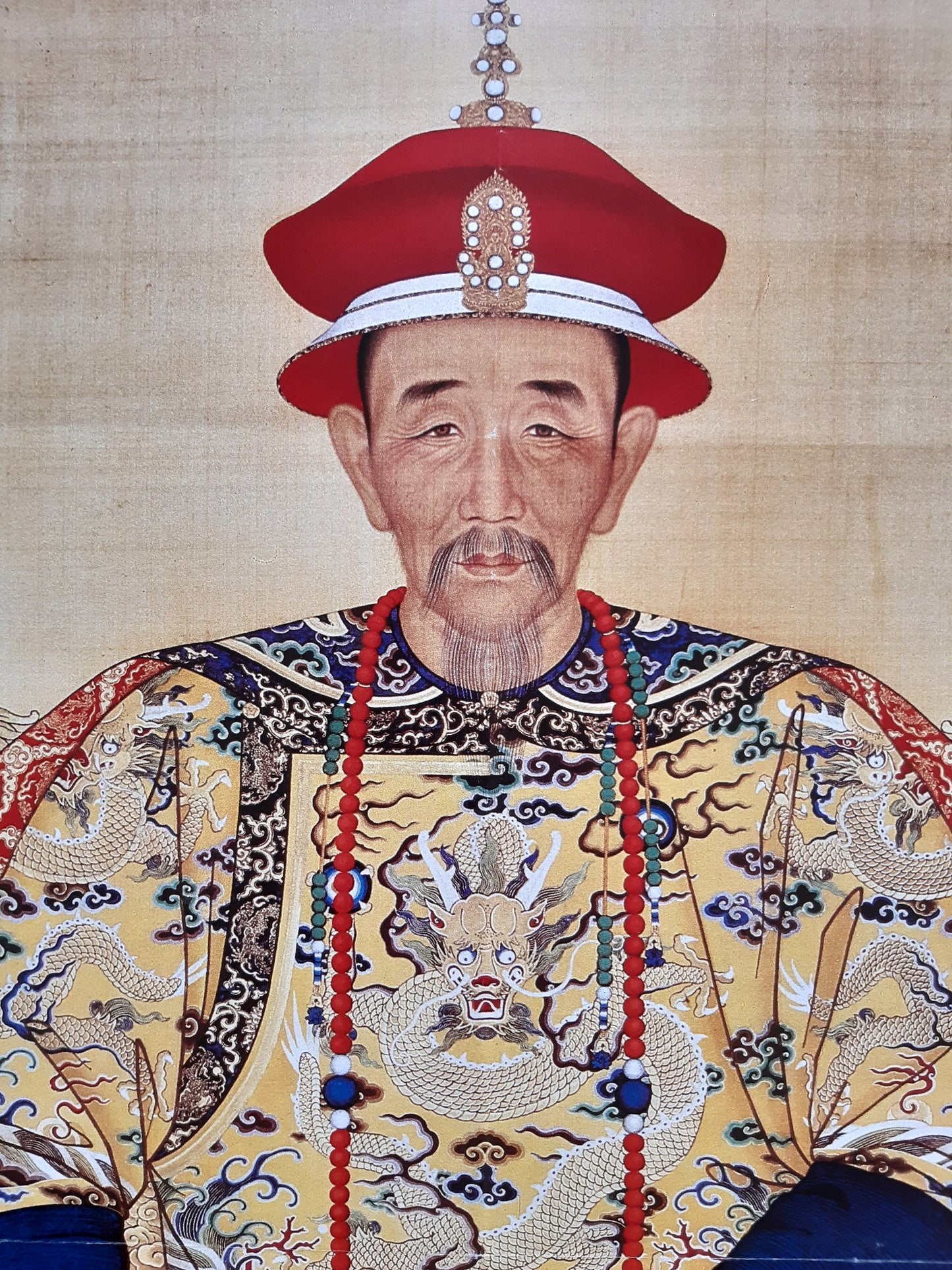 Chinese imperial palace art exhibition poster folded - 33.1"×46.9" (84×119cm)