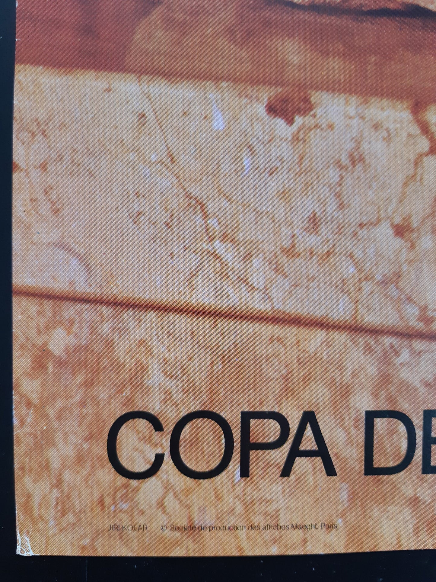 España 1982 Elche original art poster Juri Kolar - 23.6"×37.2" (60×94.5cm)