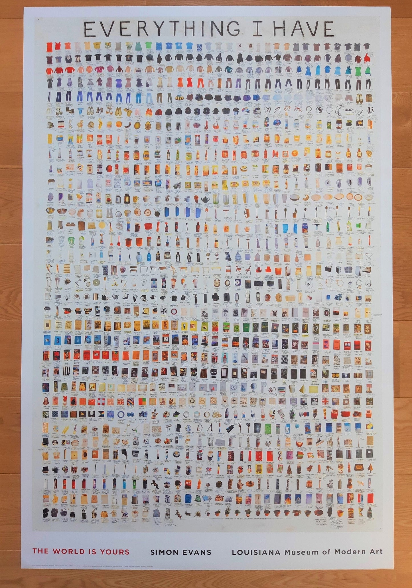 Simon Evans originales Kunstposter
