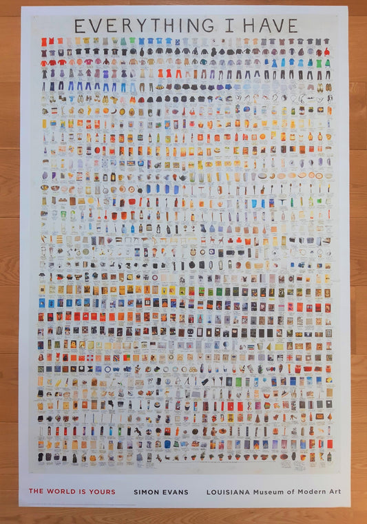 Simon Evans originales Kunstposter