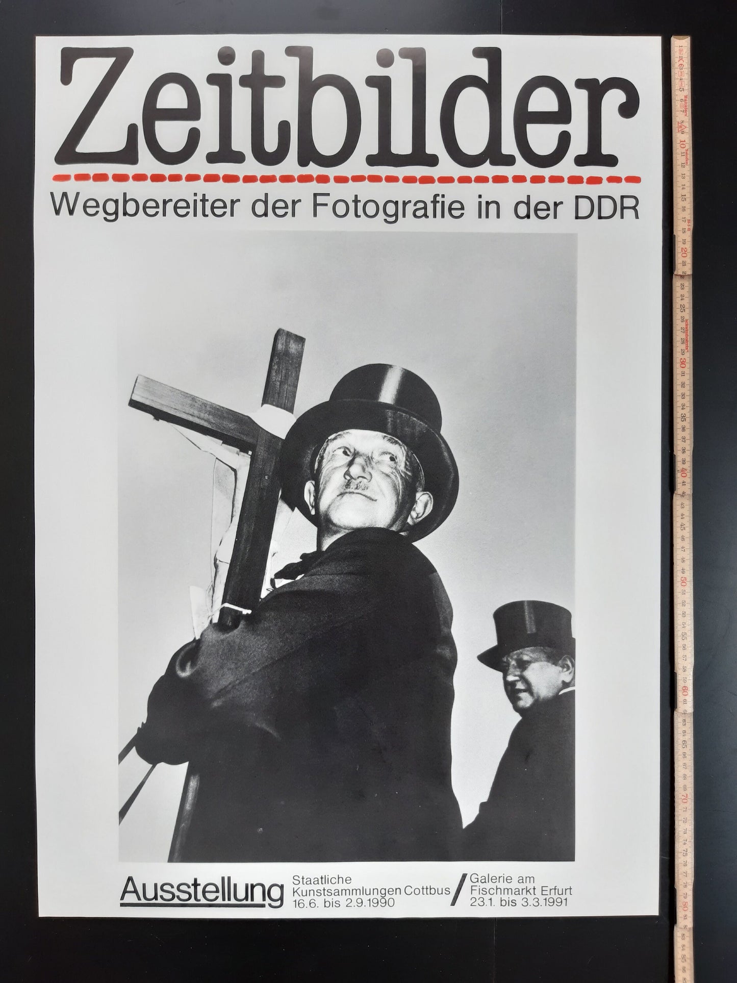 East German photography poster religious procession - 22.6"×31.9" (57.5×81cm)