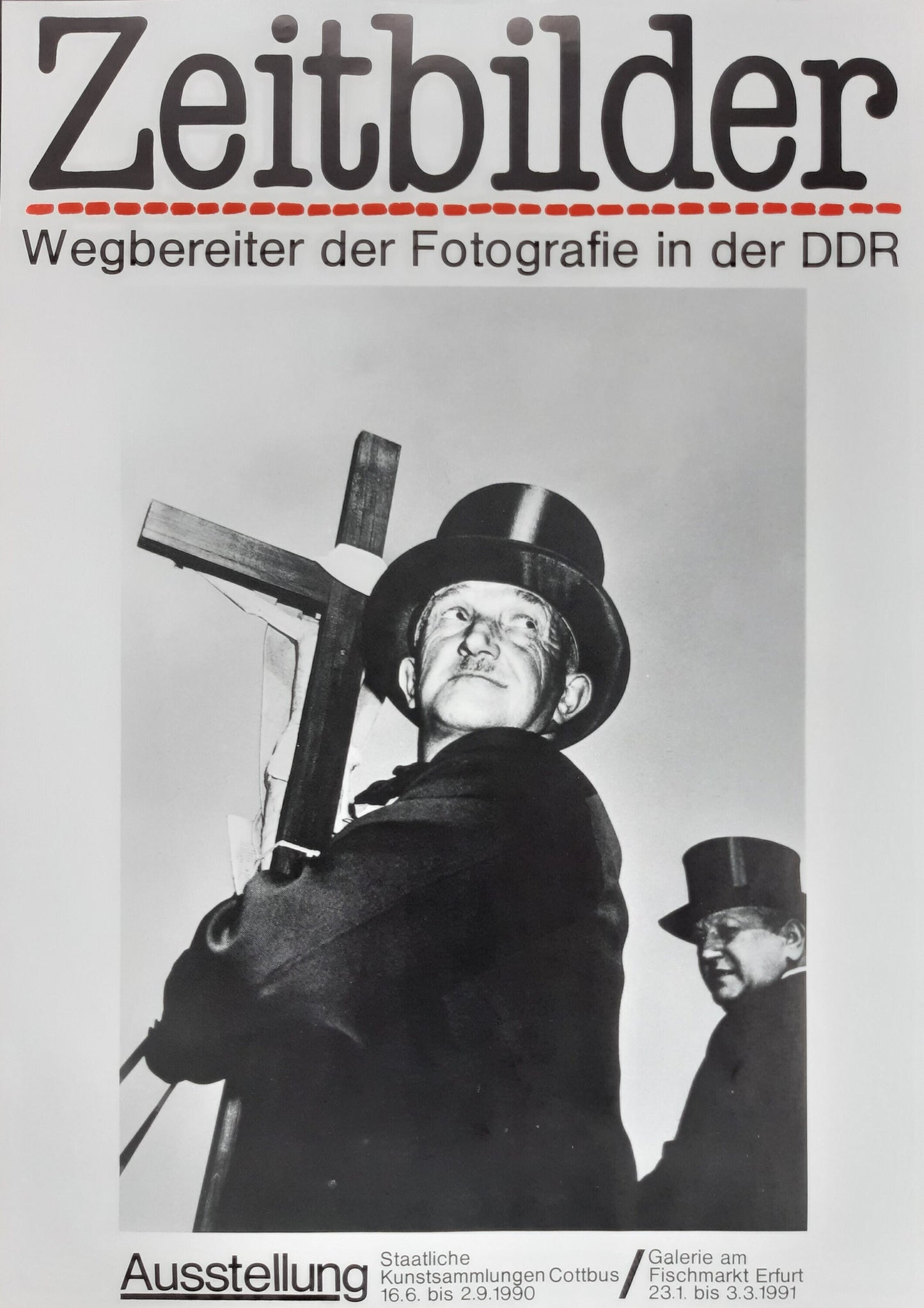 East German photography poster religious procession - 22.6"×31.9" (57.5×81cm)