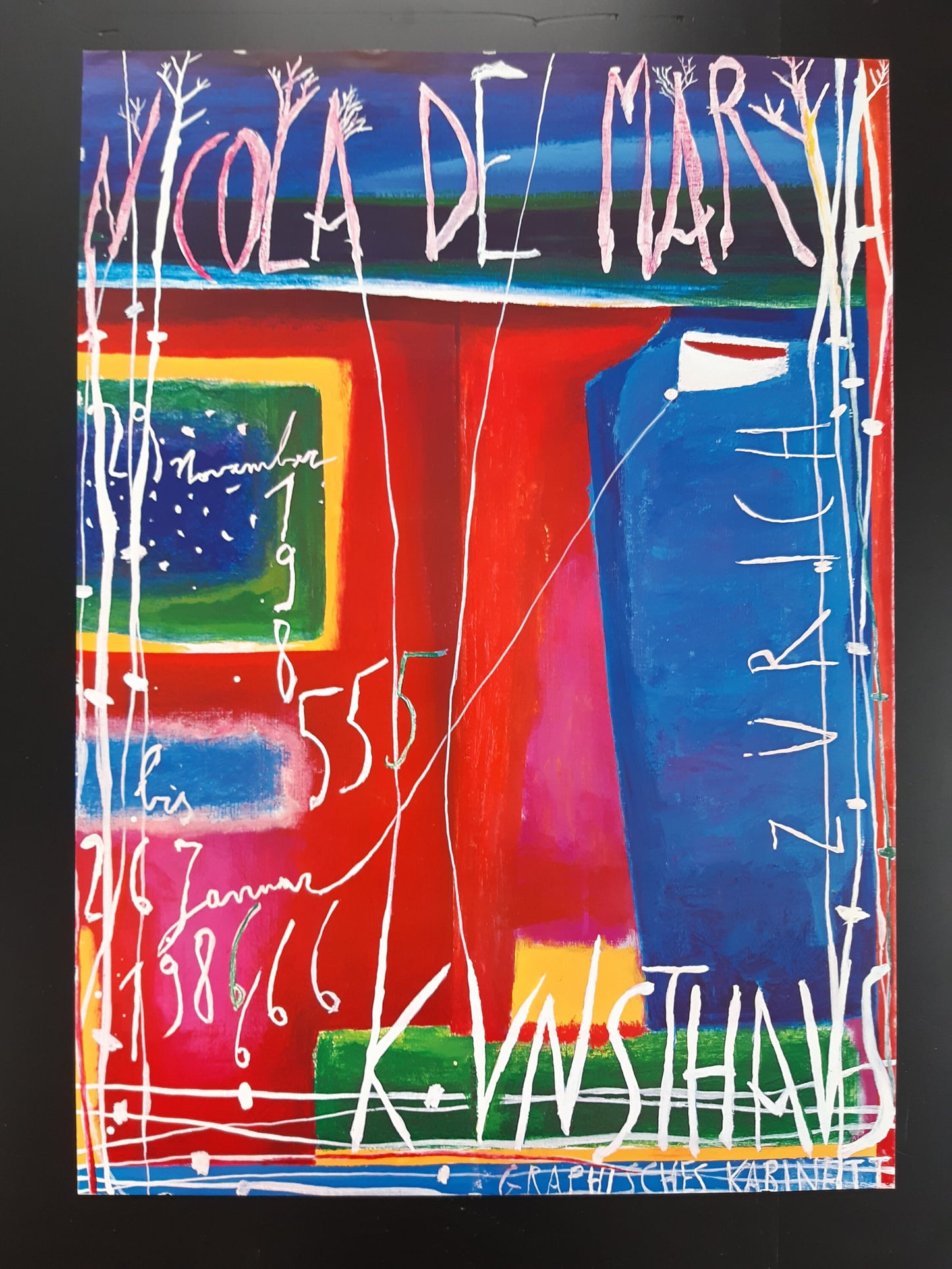 Nicola de Maria original art poster - 19.7"×27.6" (50×70cm)