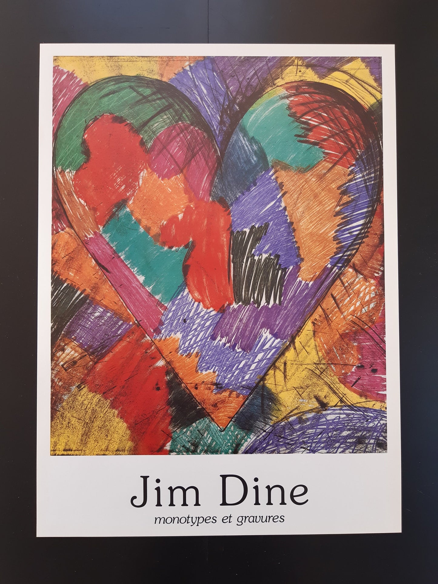 Jim Dine original art Poster - 21.3"×28.7" (54×73cm)