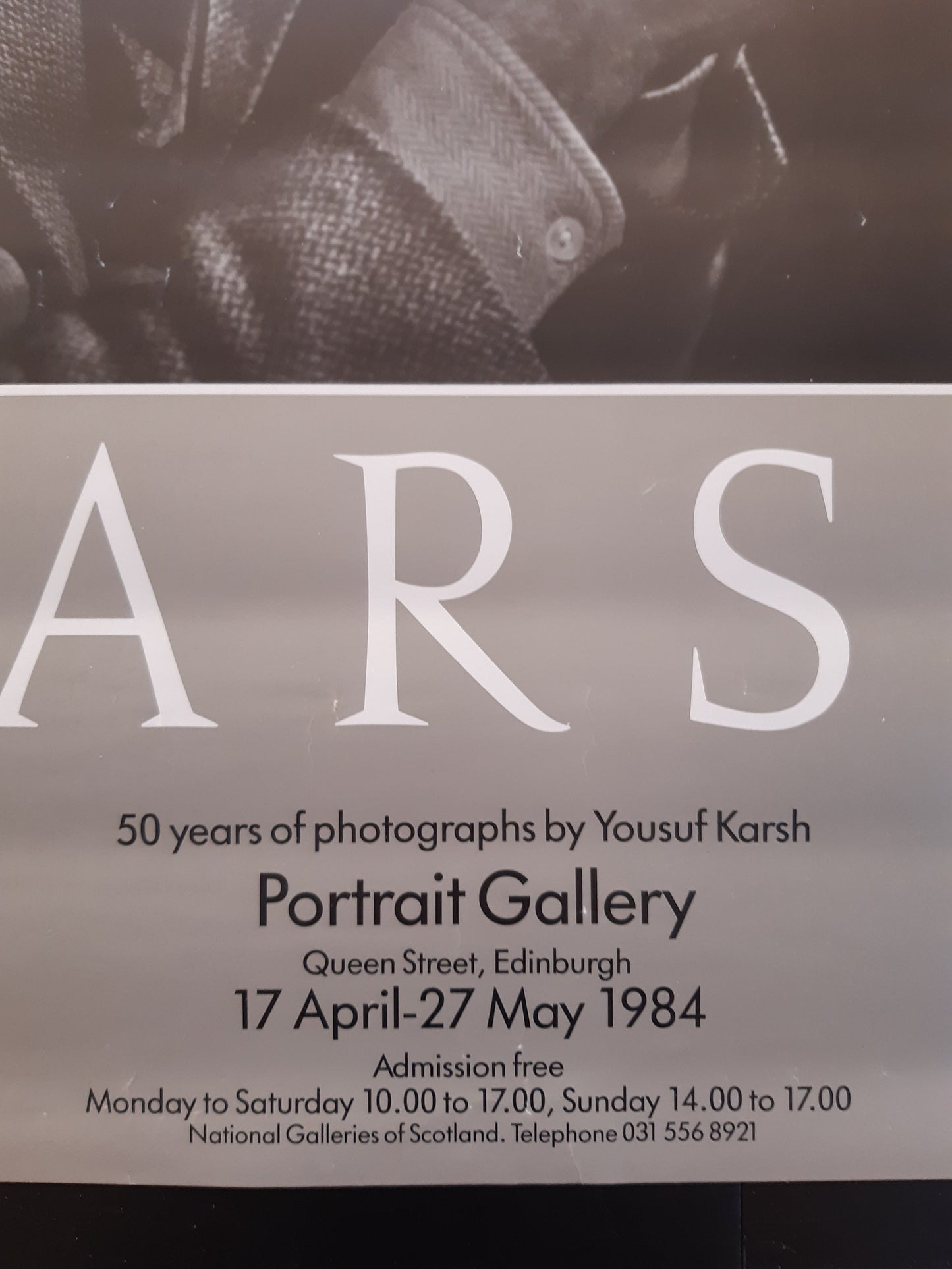 Yousuf Karsh vintage photo poster Humphrey Bogart