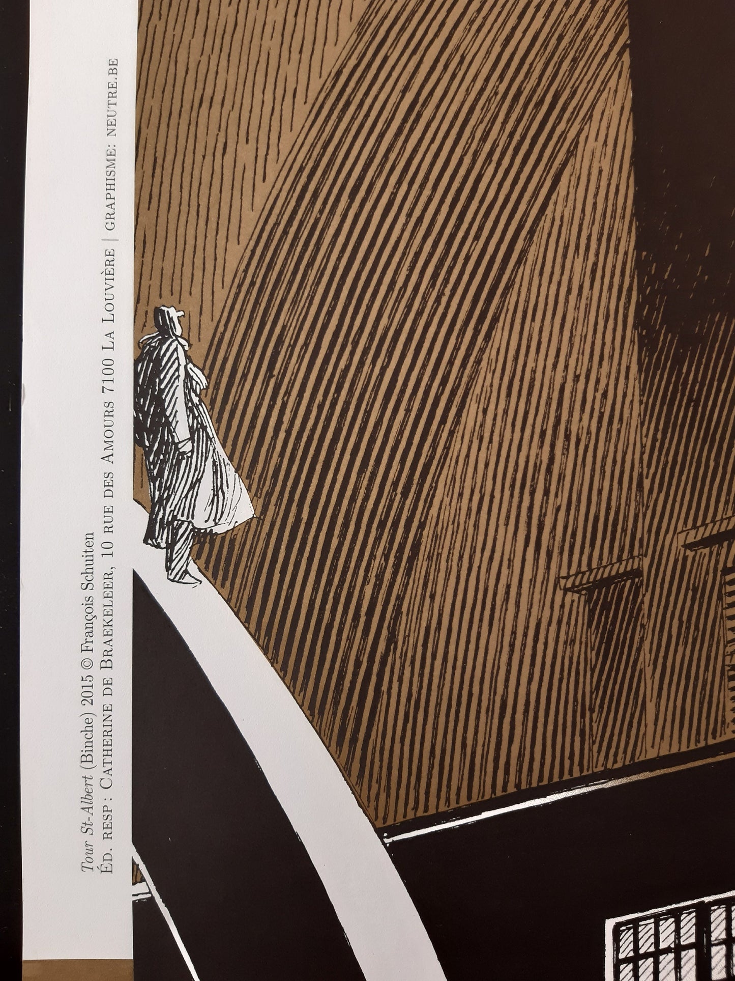 Schuiten original art exhibition poster - 27.2"×37.2" (69×94.5cm)