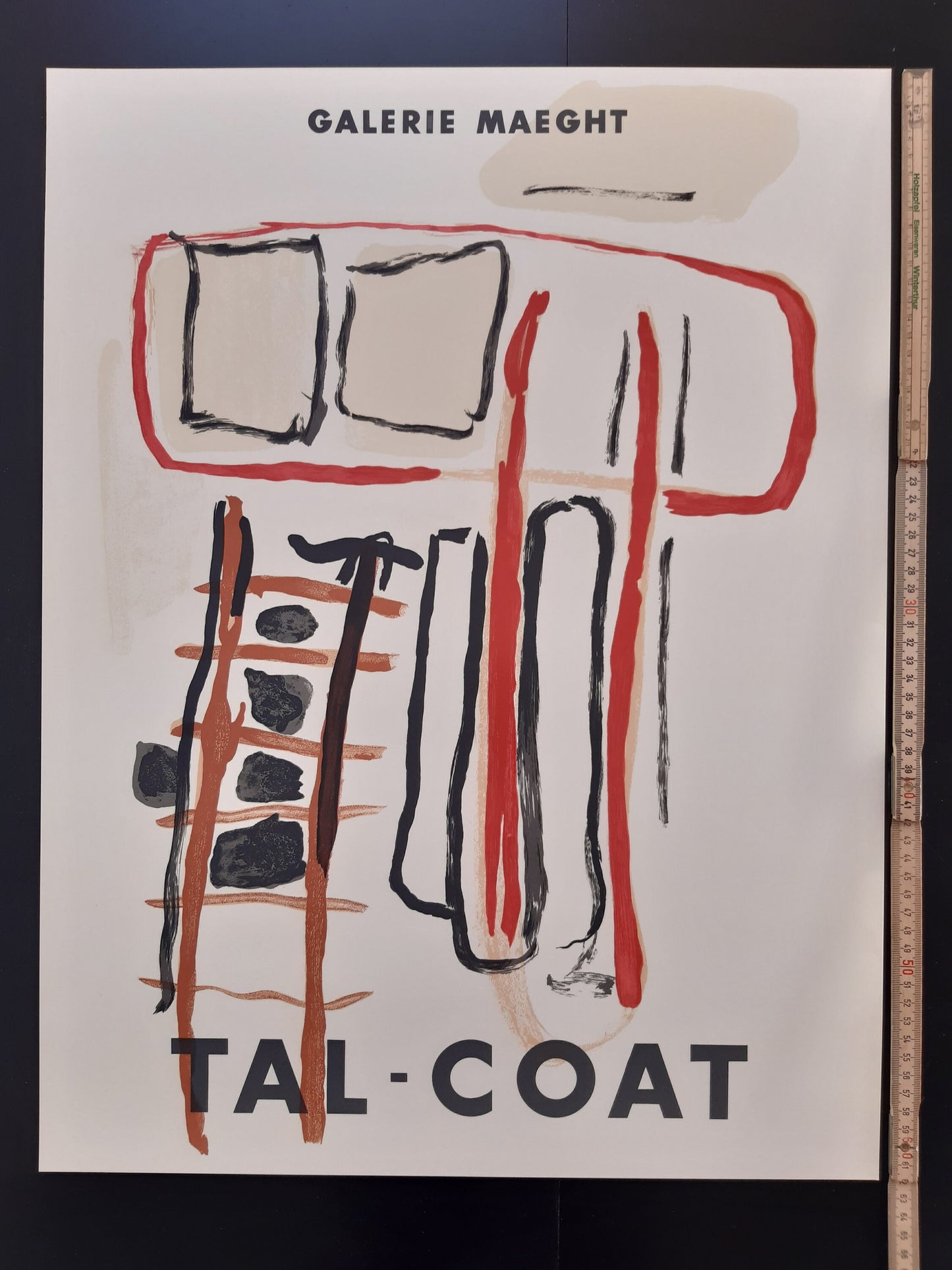 Pierre Tal-Coat original art poster - 18.7"×24.6" (47.5×62.5cm)