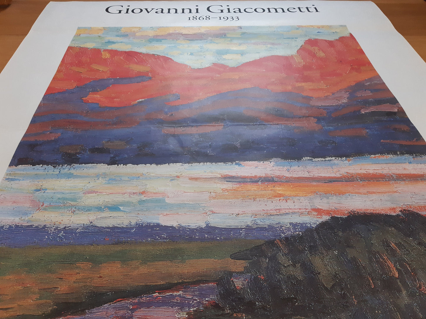 Giovanni Giacometti original art poster - 35.2"×50.4" (89.5×128cm)