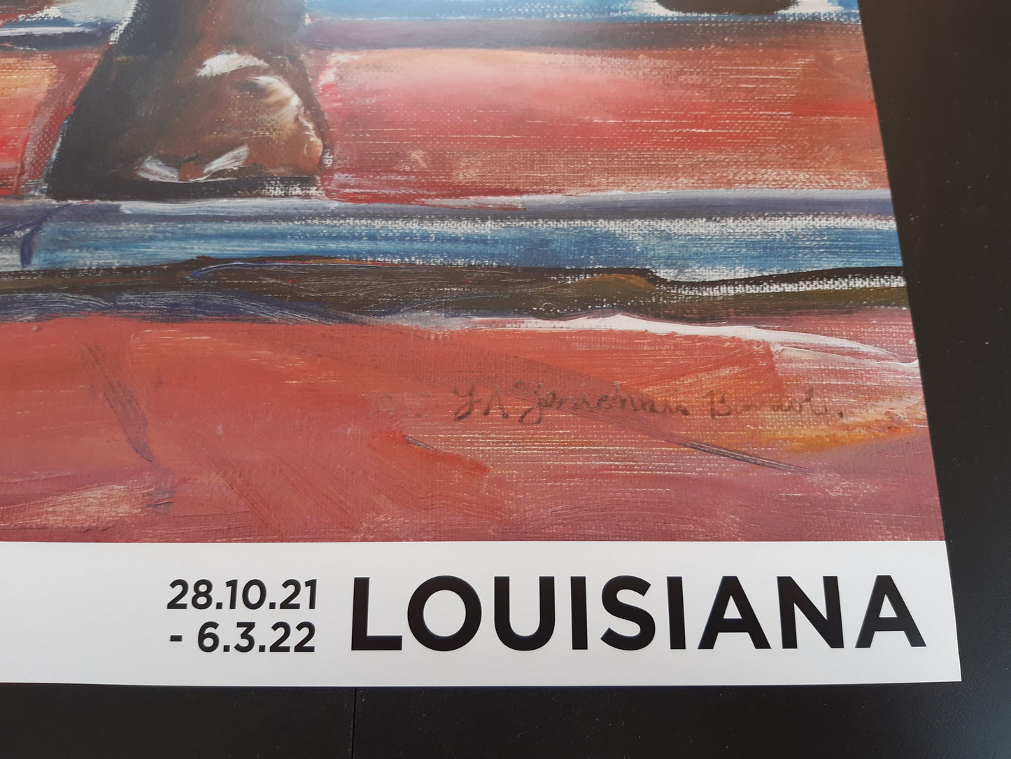 Jens A. Jerichau art exhibition poster - 16.5"×23.2" (42×59cm)