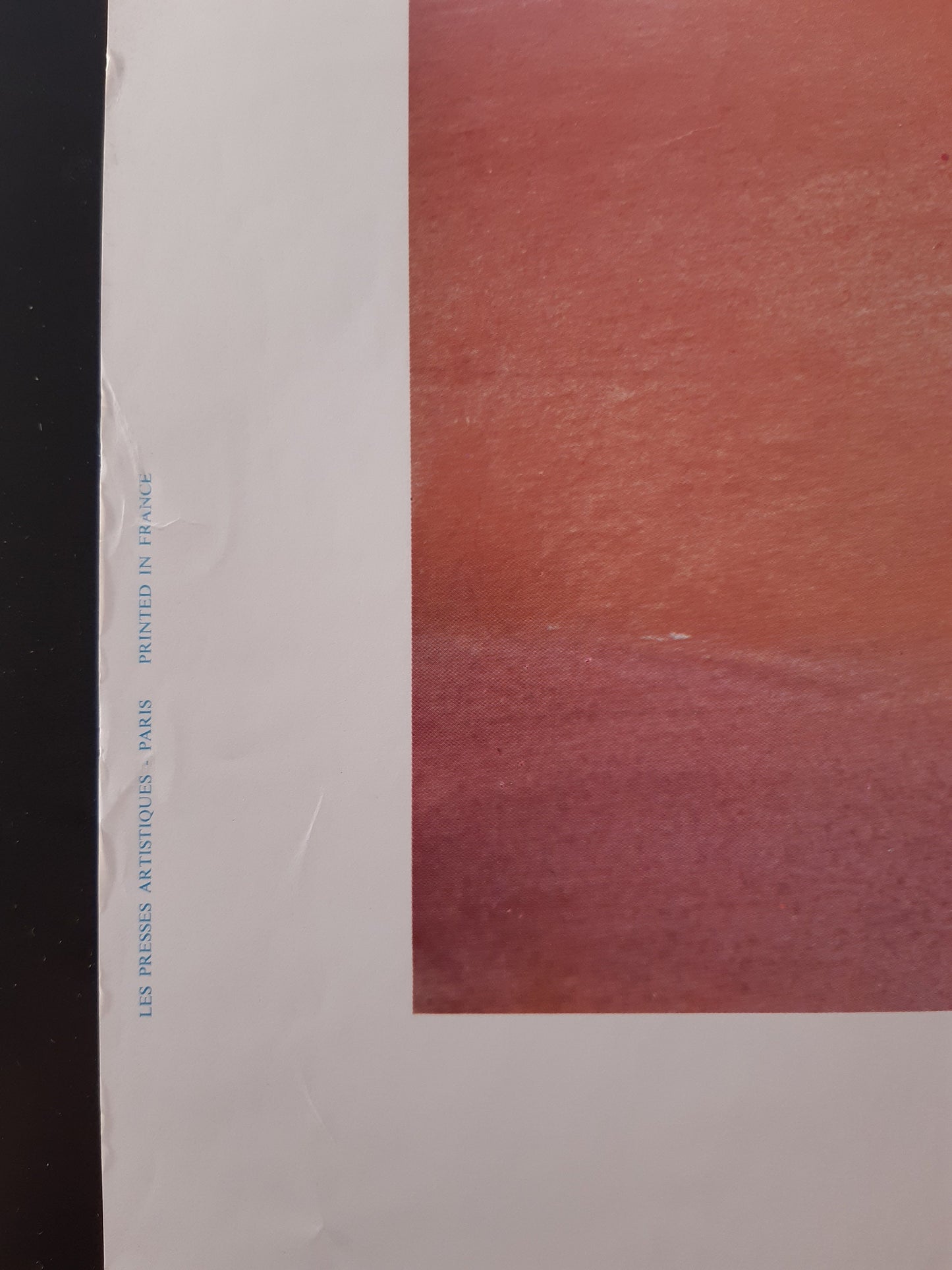 Pierre Graziani original art poster used condition - 24.7"×38.6" (62.7×98cm)