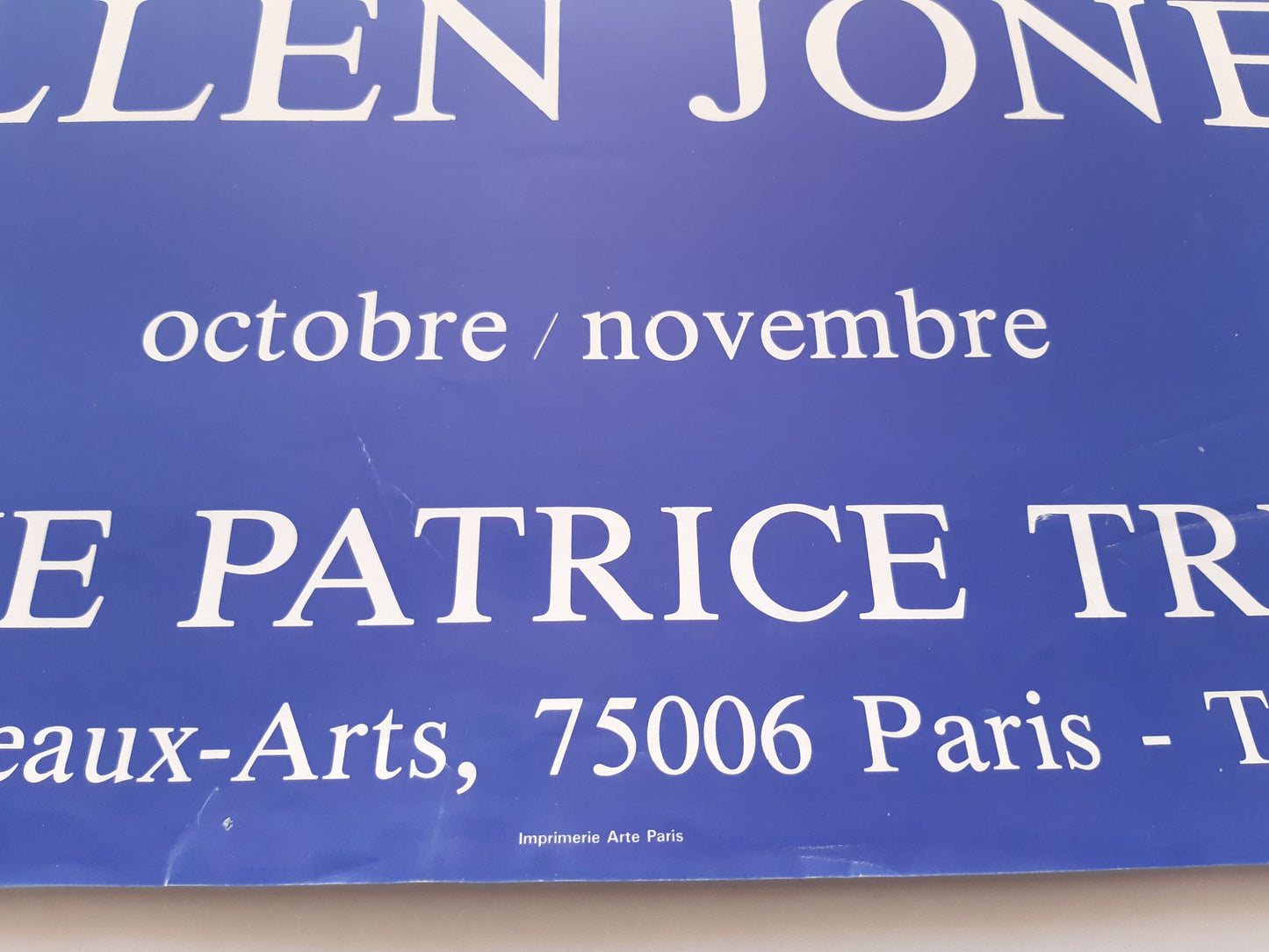 Allen Jones original art exhibition poster - 18.9"×26.8" (48×68cm)