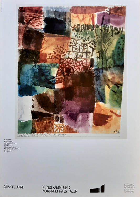Paul Klee art museum poster - 23.4"×33.1" (59.4×84cm)